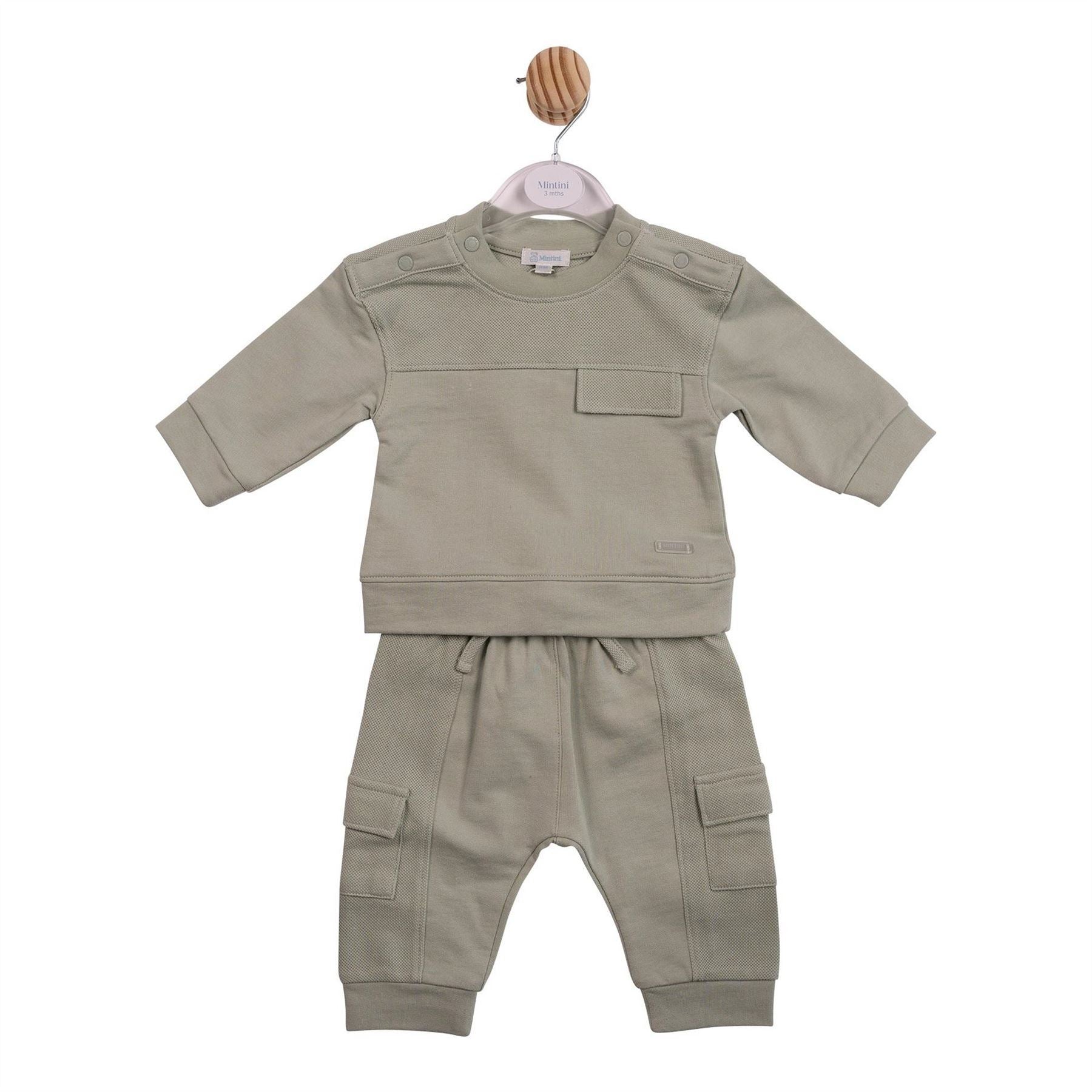 Mintini Baby Jogset Top And Trouser Pyjama Set