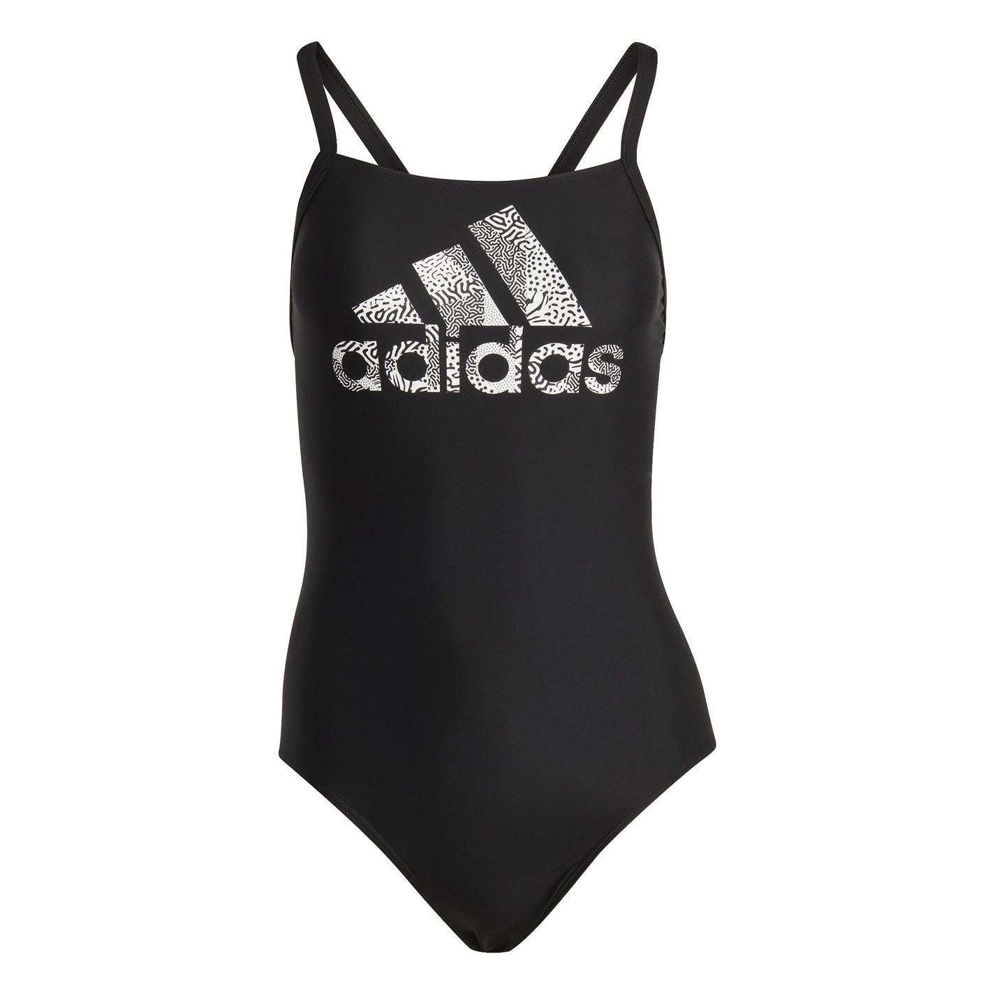 adidas Womens Big Logo Swimsuit