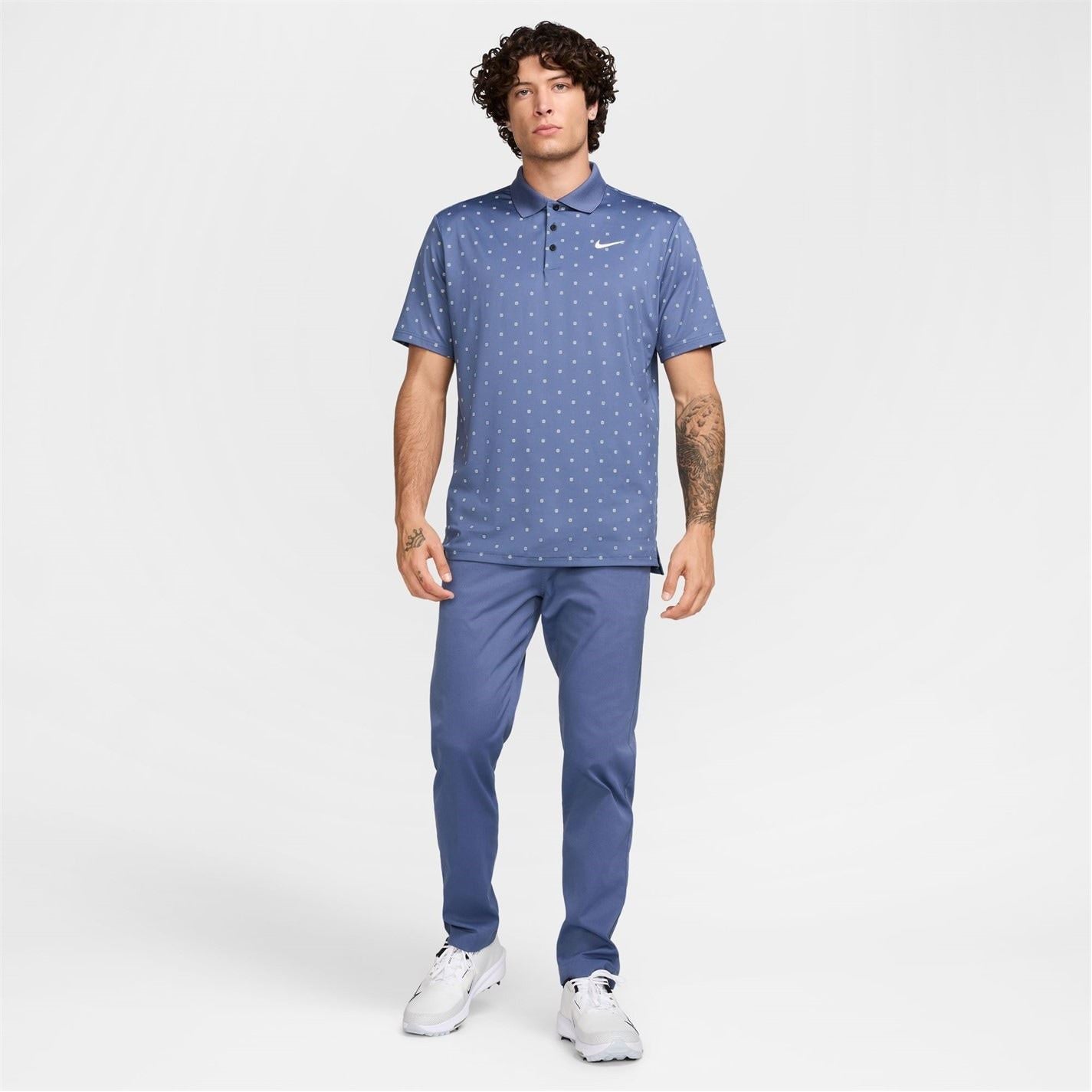 Nike Tour Print Regular Fit Polo