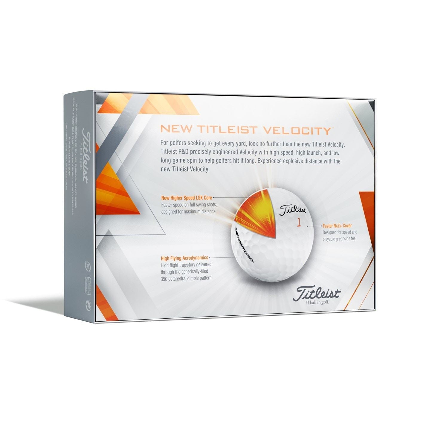 Titleist Velocity 12 Pack Golf Balls
