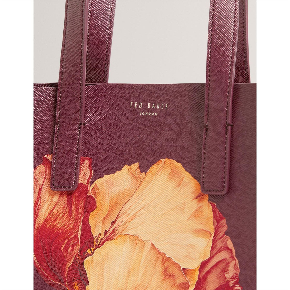 Ted Baker Floral Patterned Rectangle Shape Tote Bag