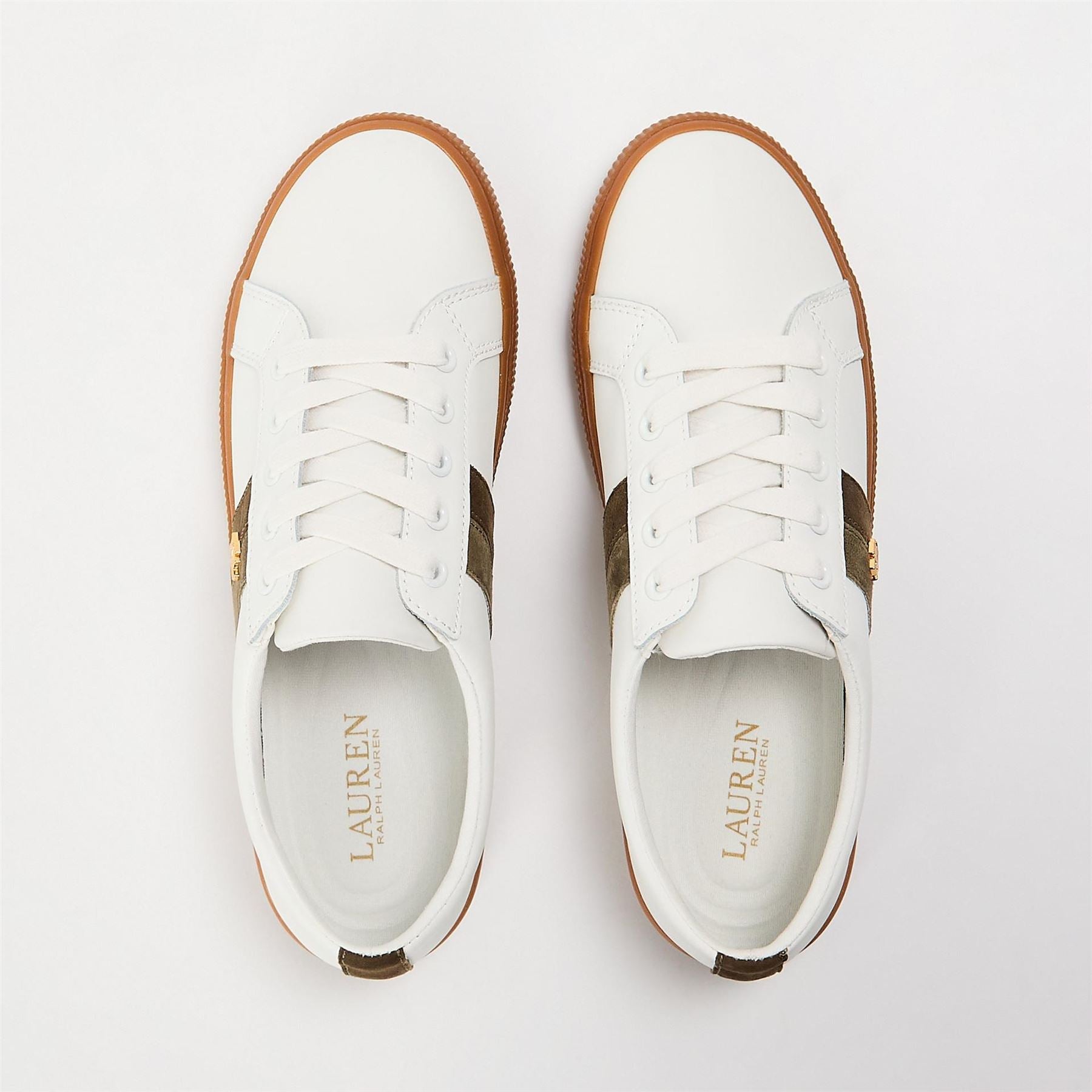 Lauren by Ralph Lauren Janson Leather Court Trainers
