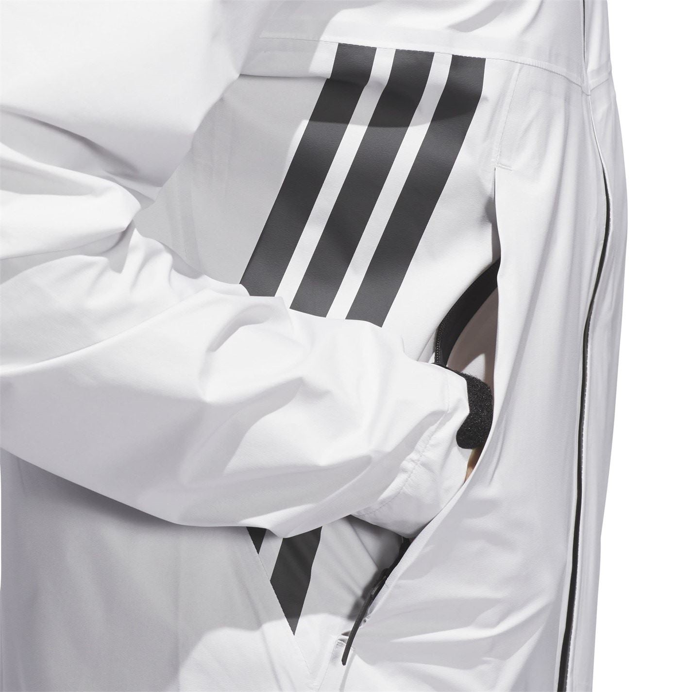 adidas Solid Patterned Full Zipper Running Jacket