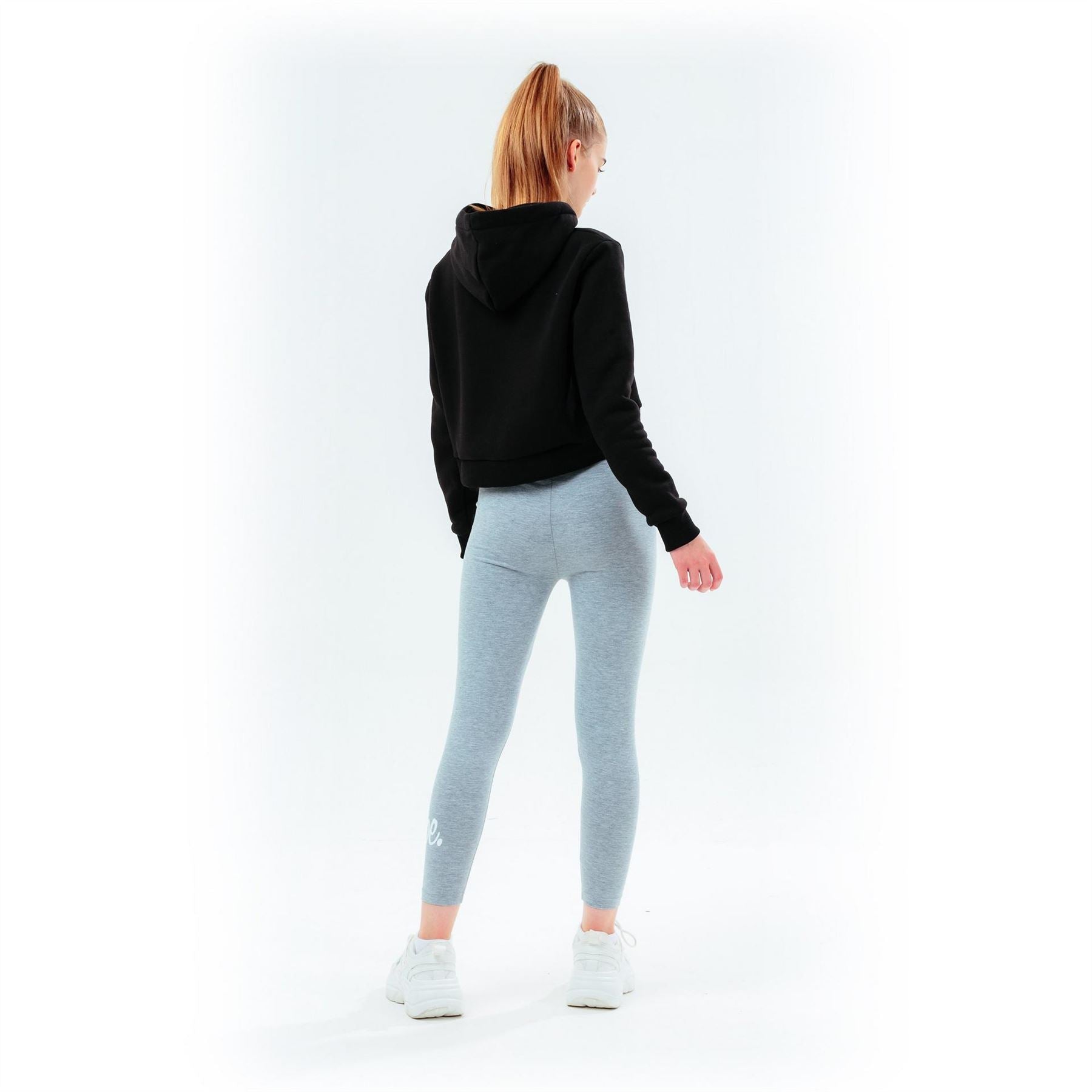 Hype Script Kids Crop Hoodie
