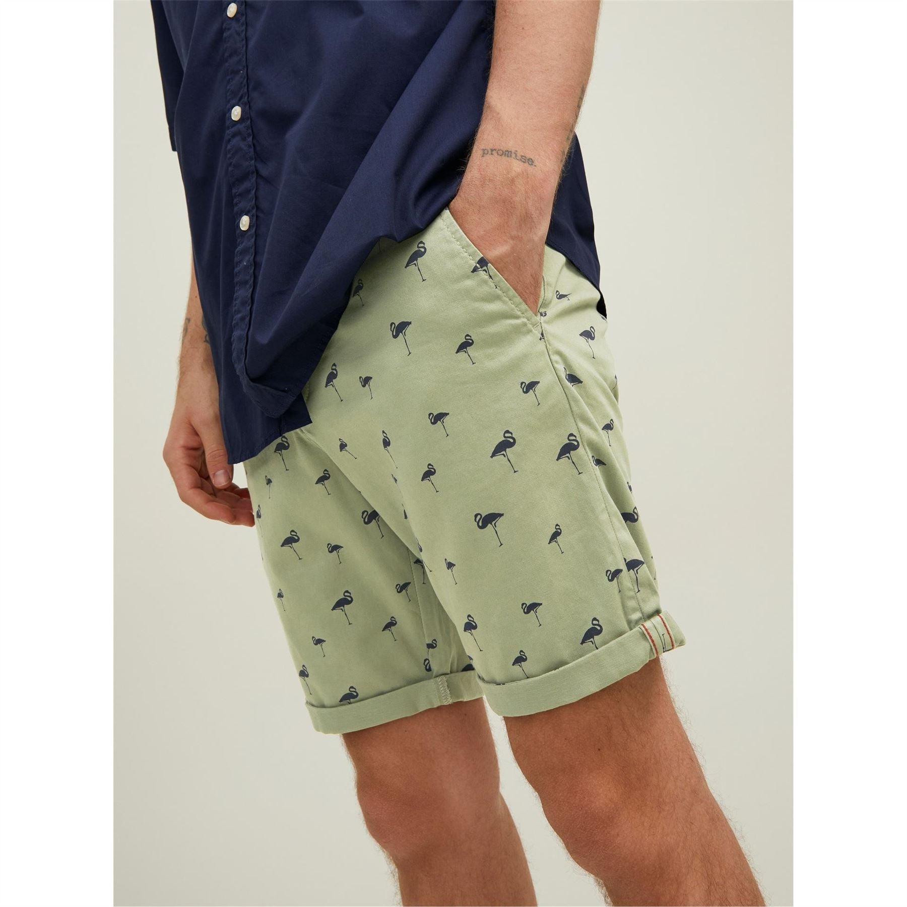 Jack and Jones Bowie Mid Rise Chino Shorts