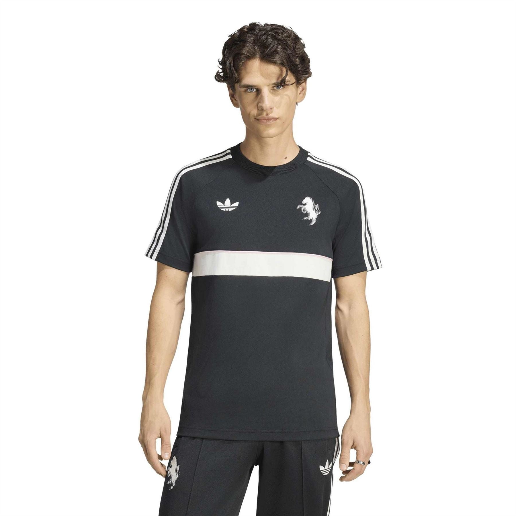 adidas Og Juventus Fan Edition Cotton Short Sleeve Slim Fit T-Shirt