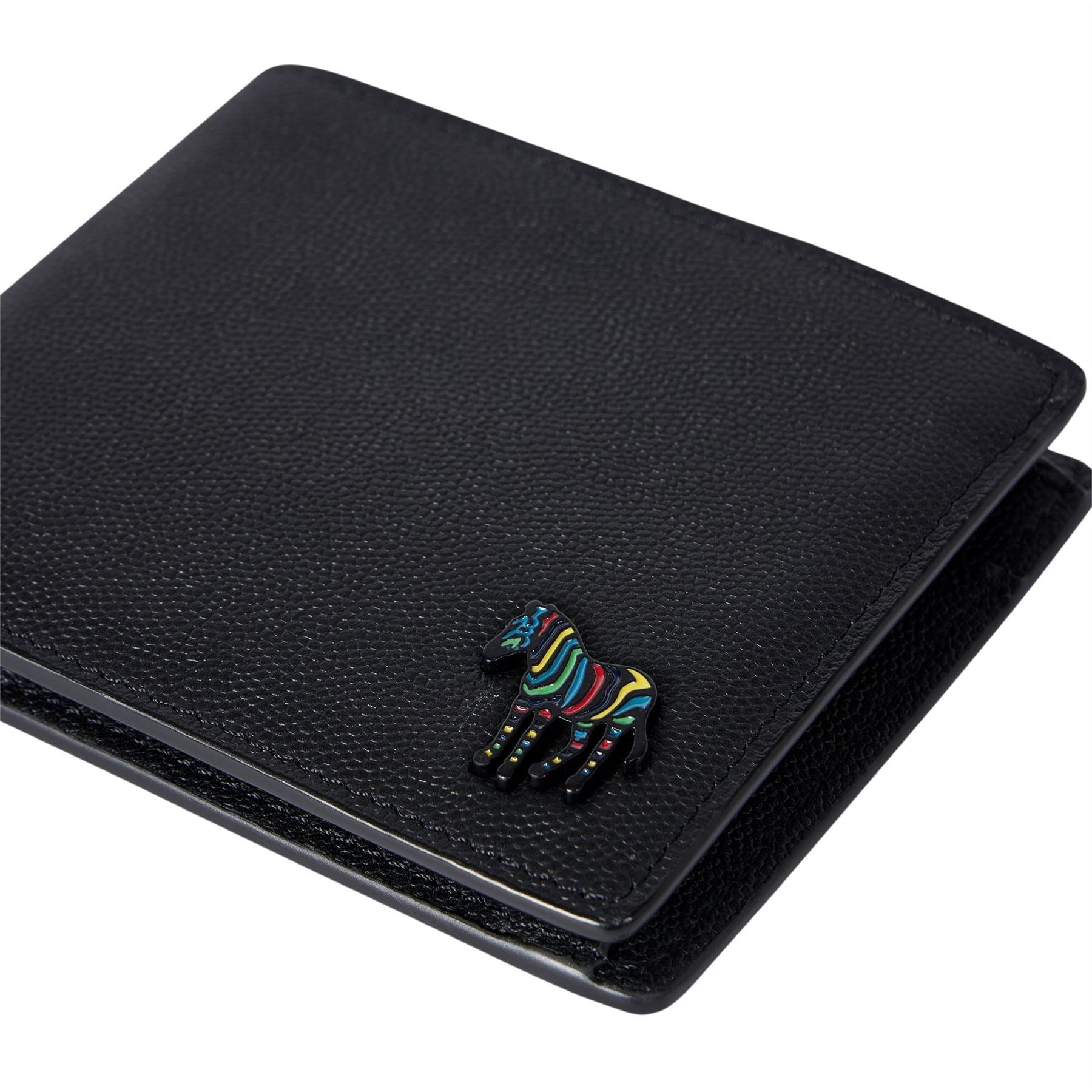 Paul Smith Leather Zebra Coin Billfold Wallet