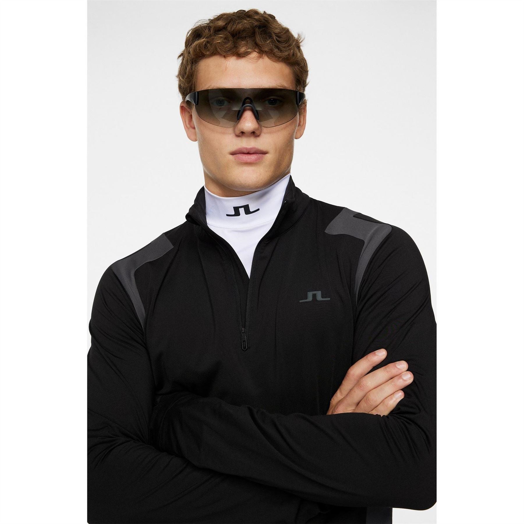 J Lindeberg Golf Lukas Quarter Zip Mid Layer Jumper