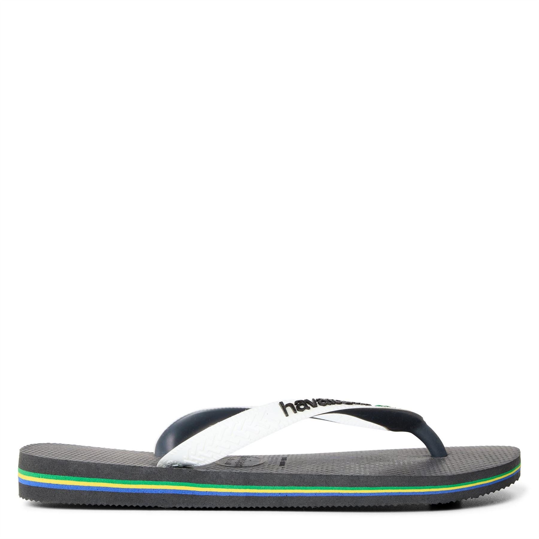 Havaianas Brasil Solid Patterned Thong Toe Sandals