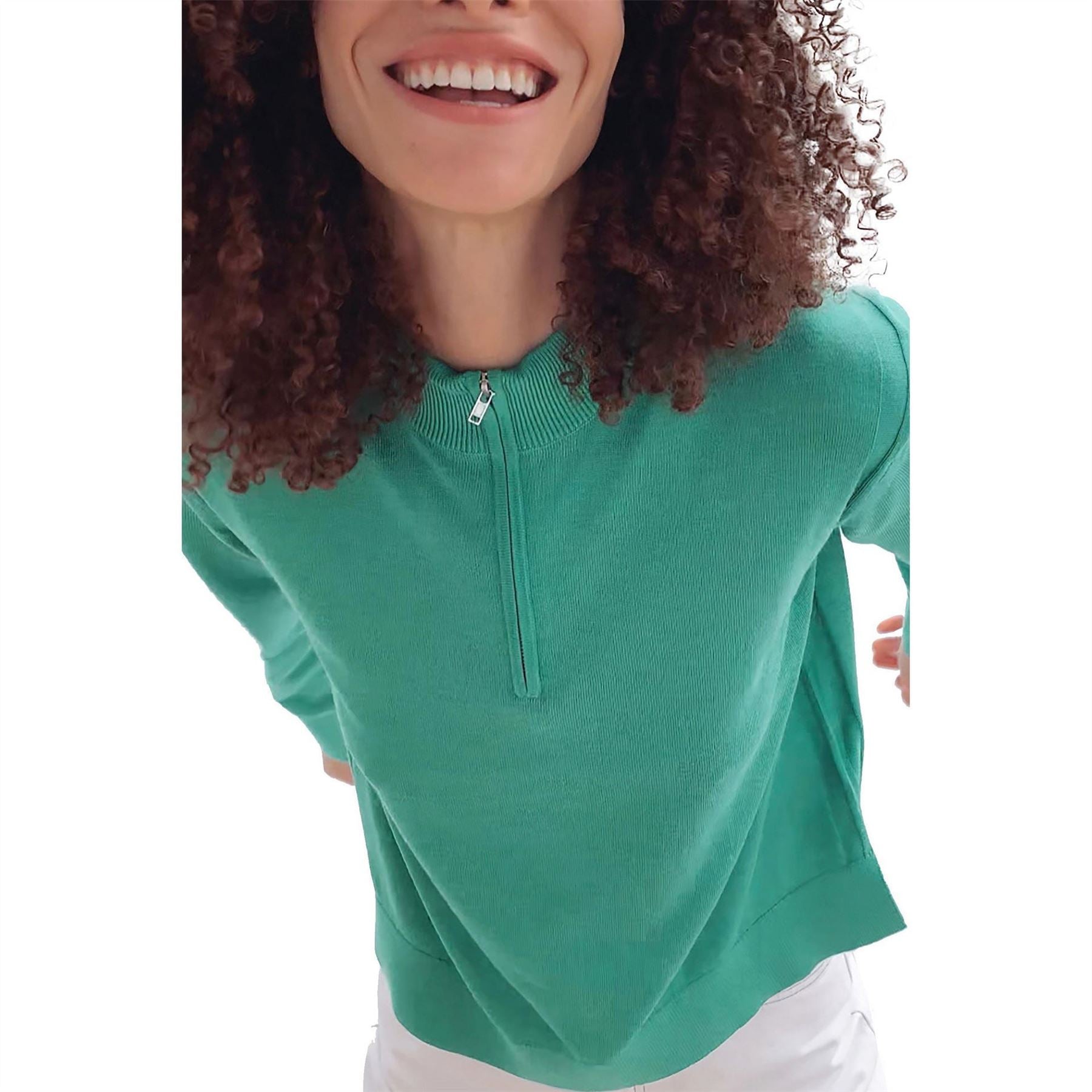 French Connection Recycled Half  Zip Jumper