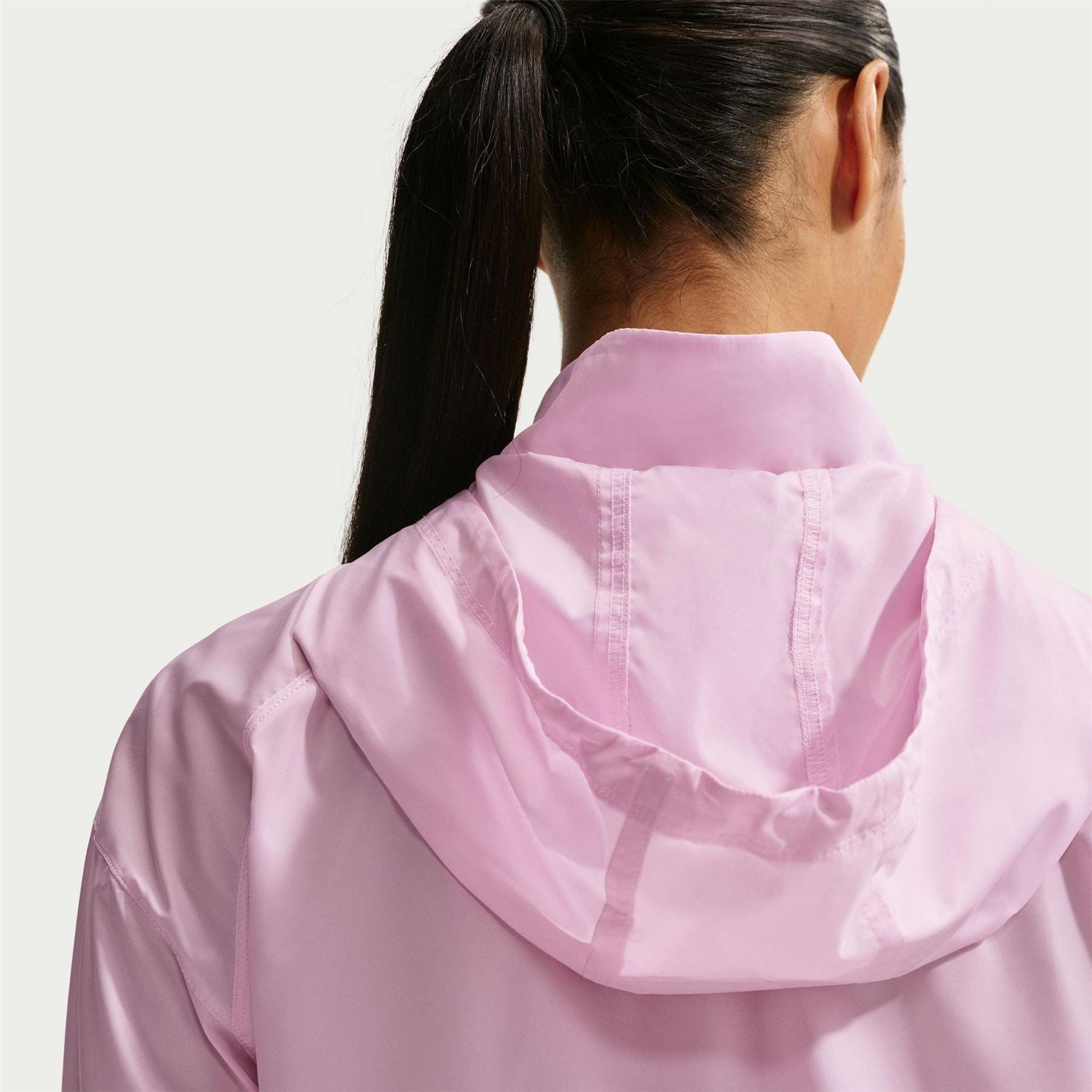Nike Tempo Hooded Solid Patterned Windbreaker