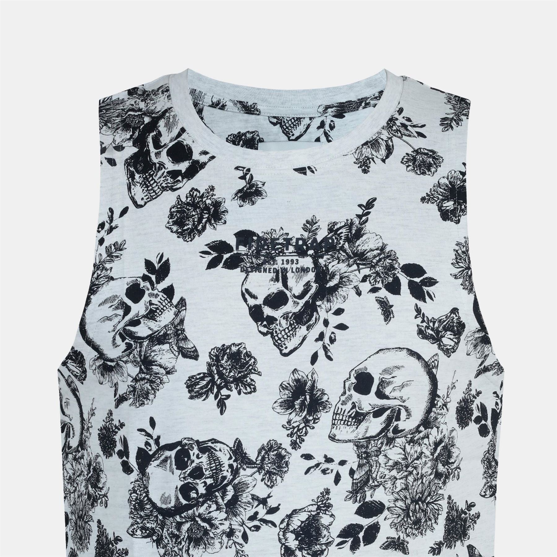 Firetrap All Over Print Muscle Vest