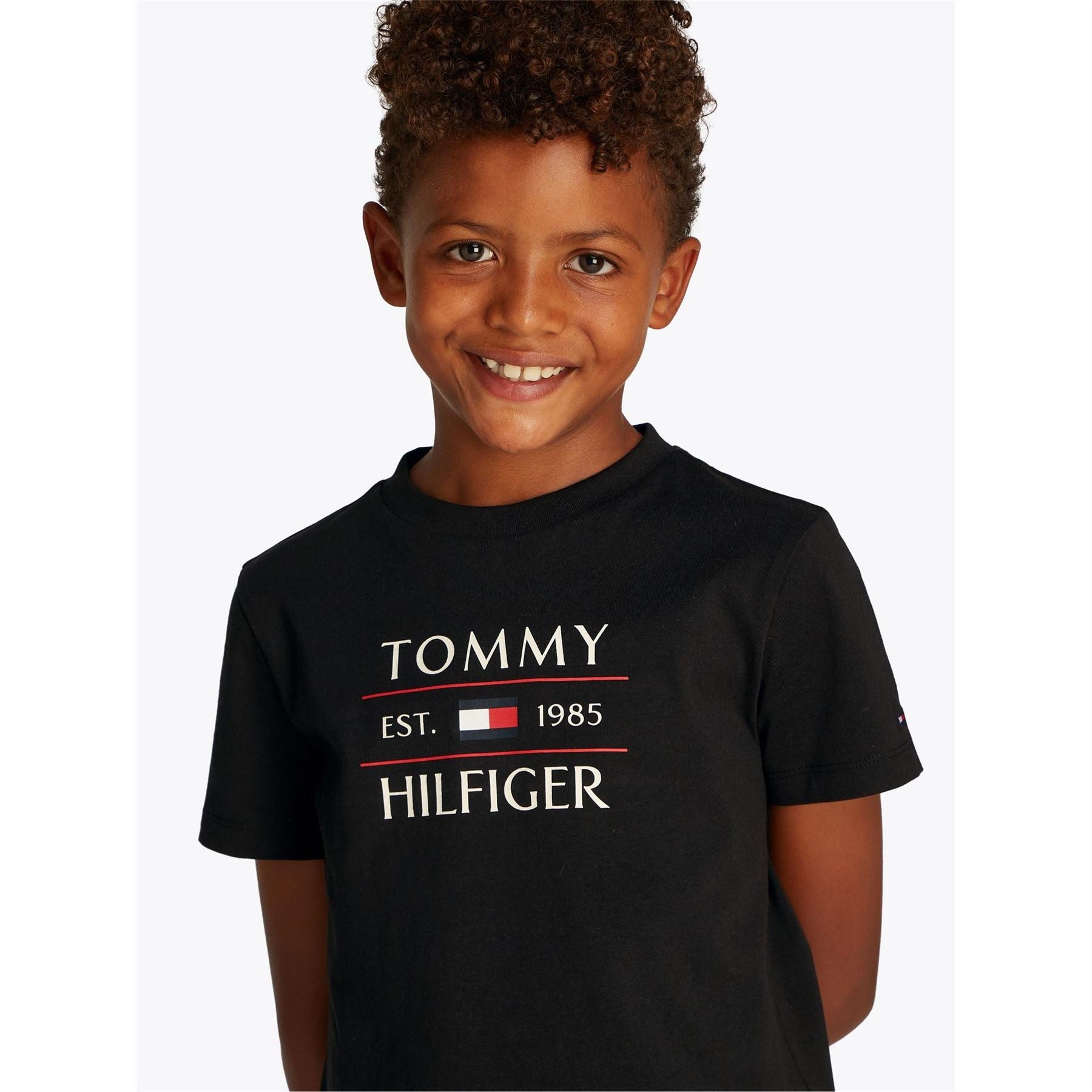 Tommy Hilfiger Flag Regular Fit Short Sleeve Crew Neck T-Shirt