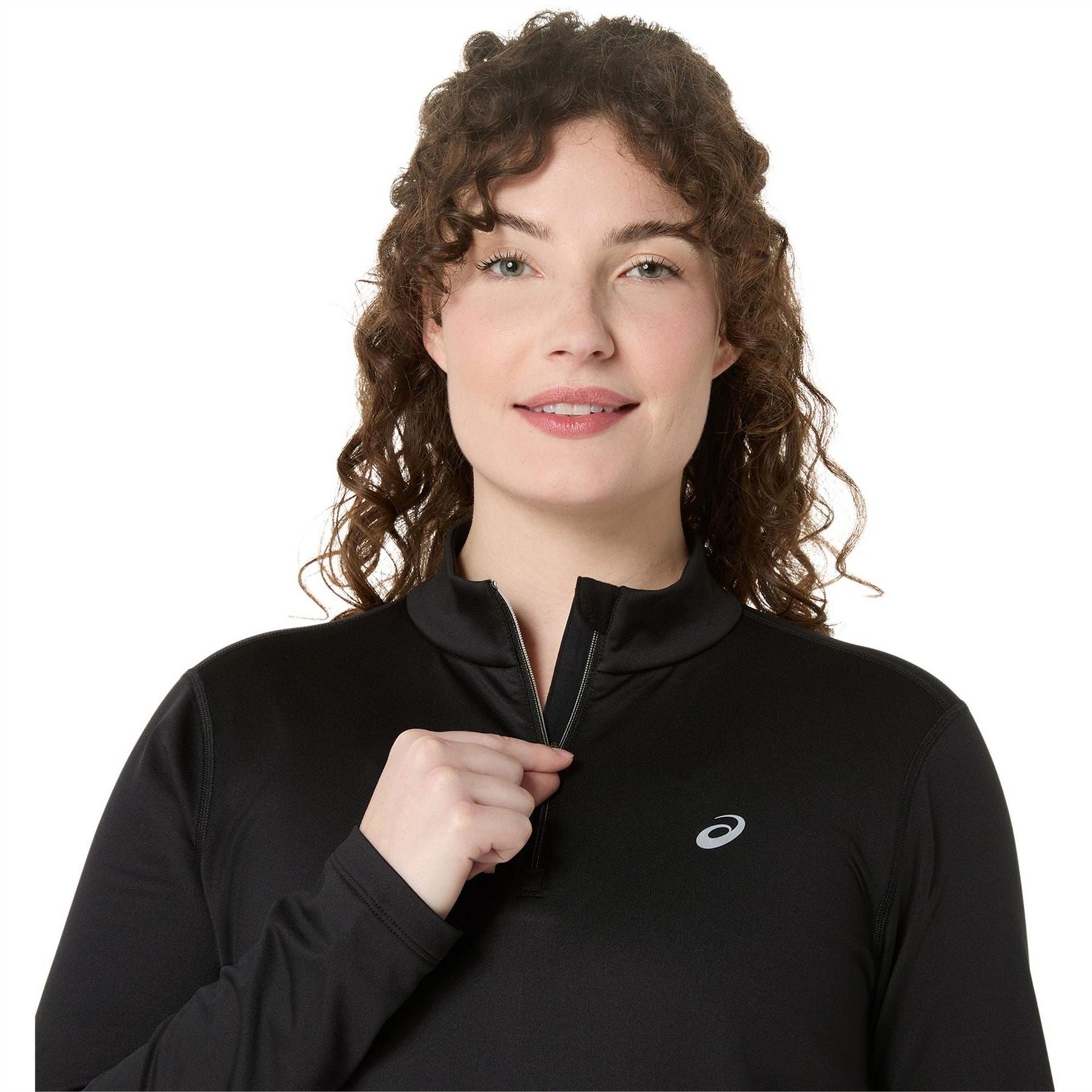Asics Womens Ls Half Zip Winter Top Running