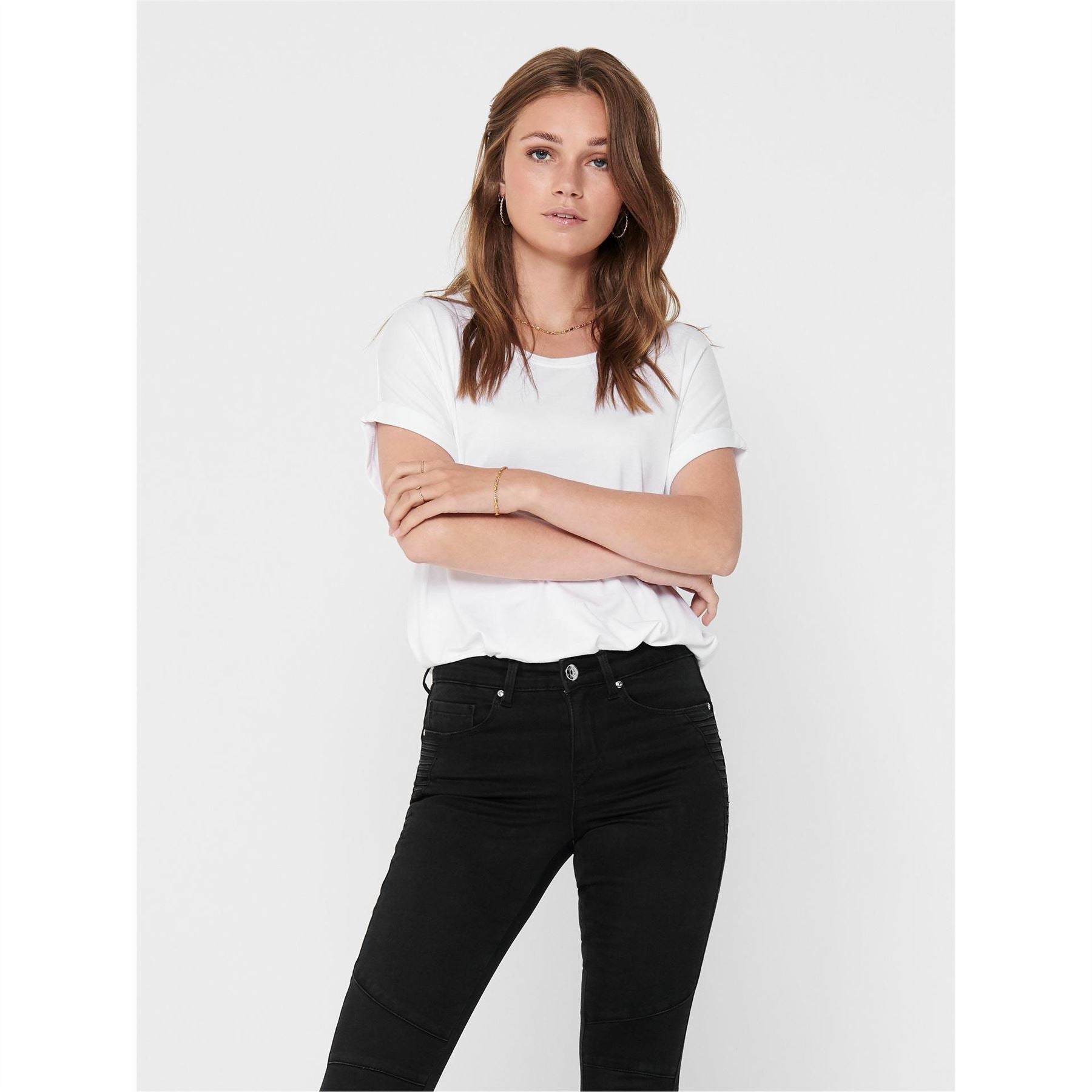Only Regular Fit O Neck T-Shirt