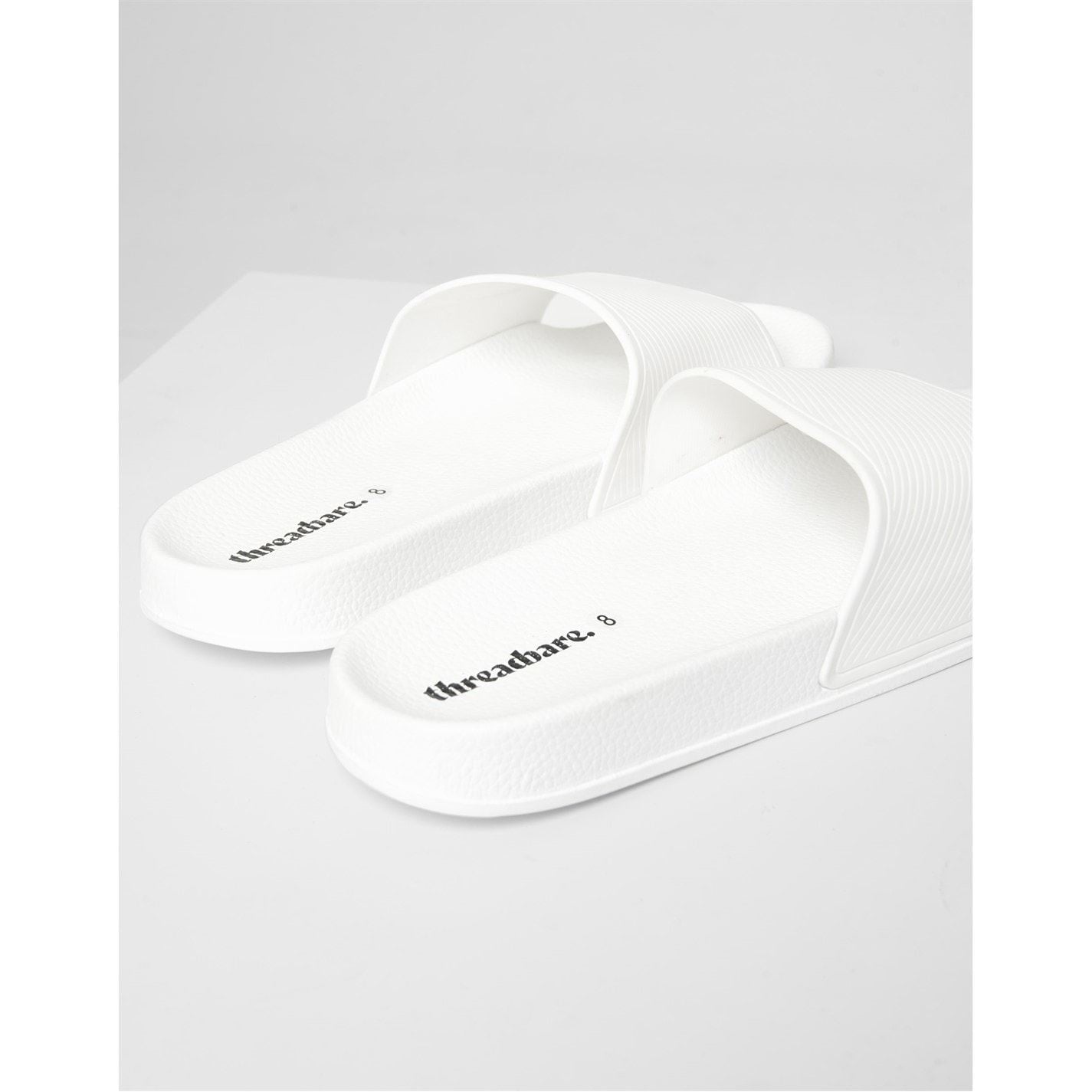 Threadbare Arlo Open Toe Textured Slide Sandals