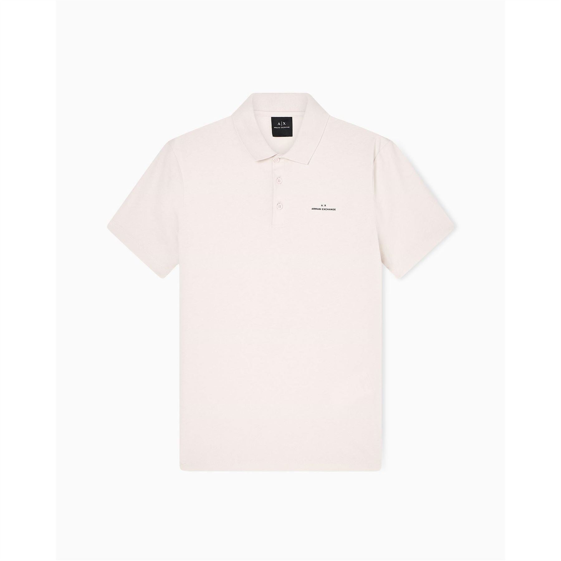 Armani Exchange Exchange Collared Neck Short Sleeve Polo Shirt