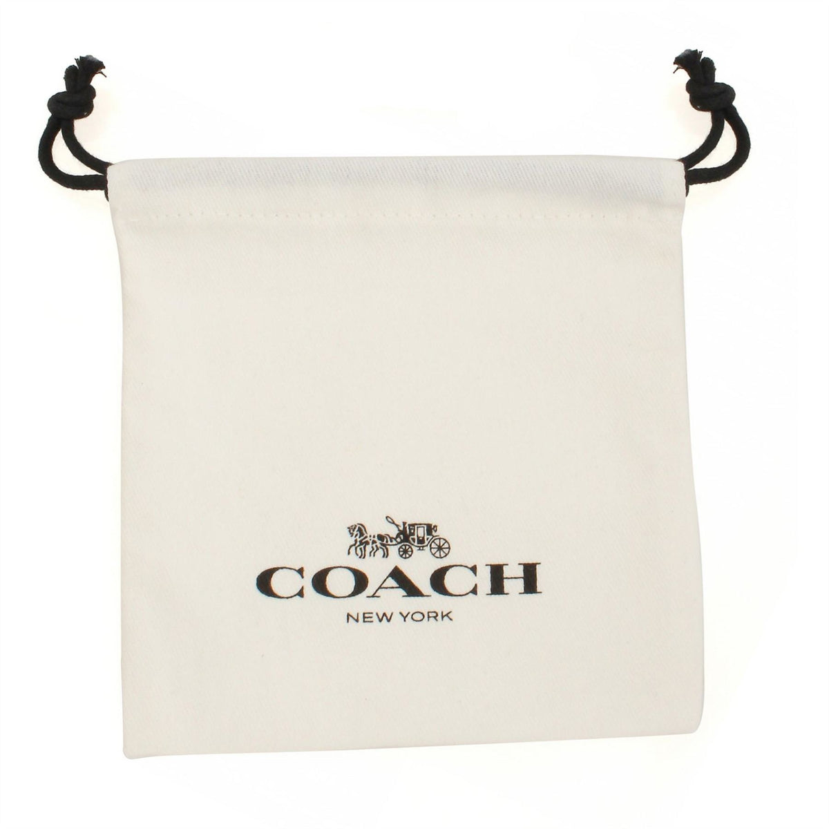 Coach Round Logo Stud Earrings