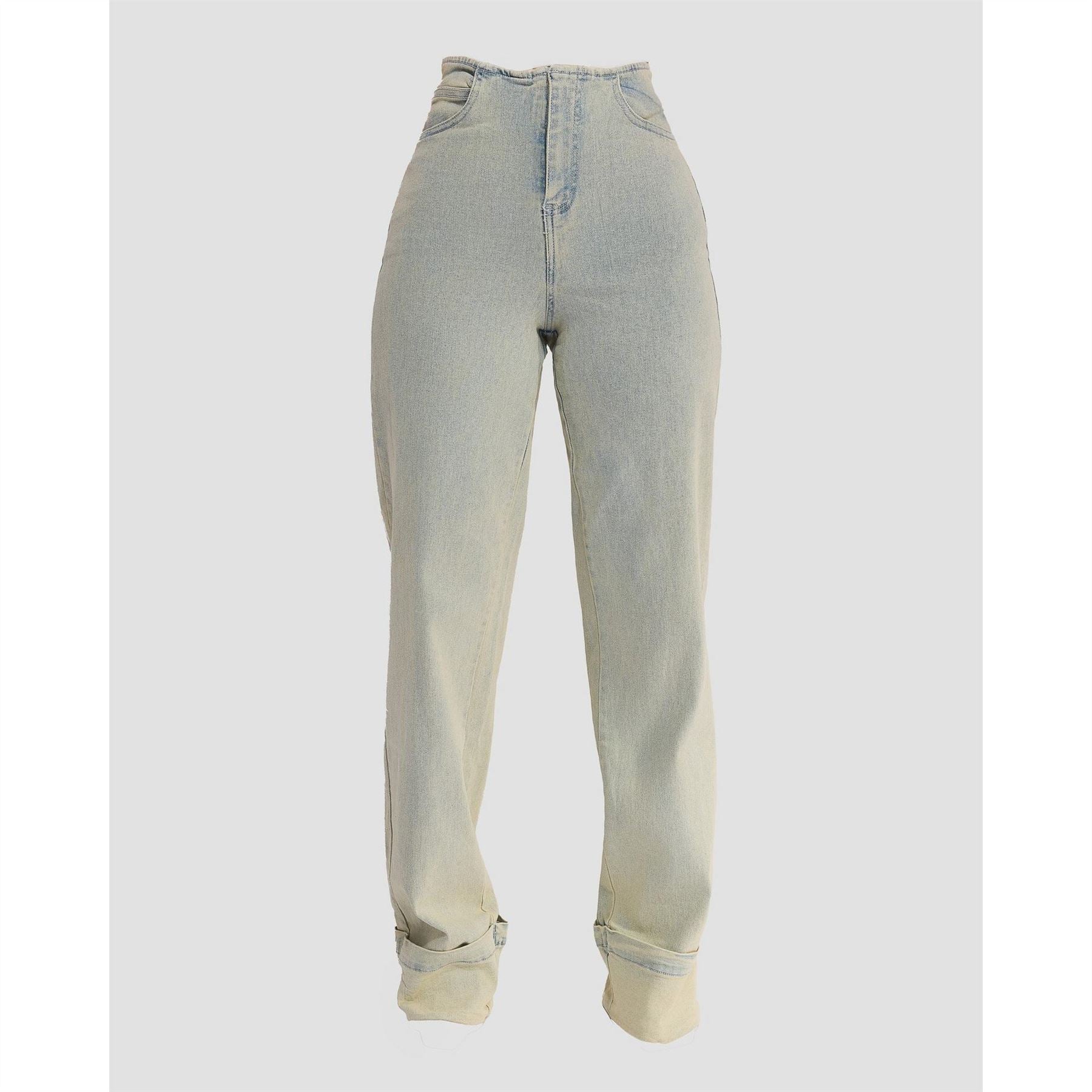 Mars The Label Mika High Rise Straight Leg Jeans