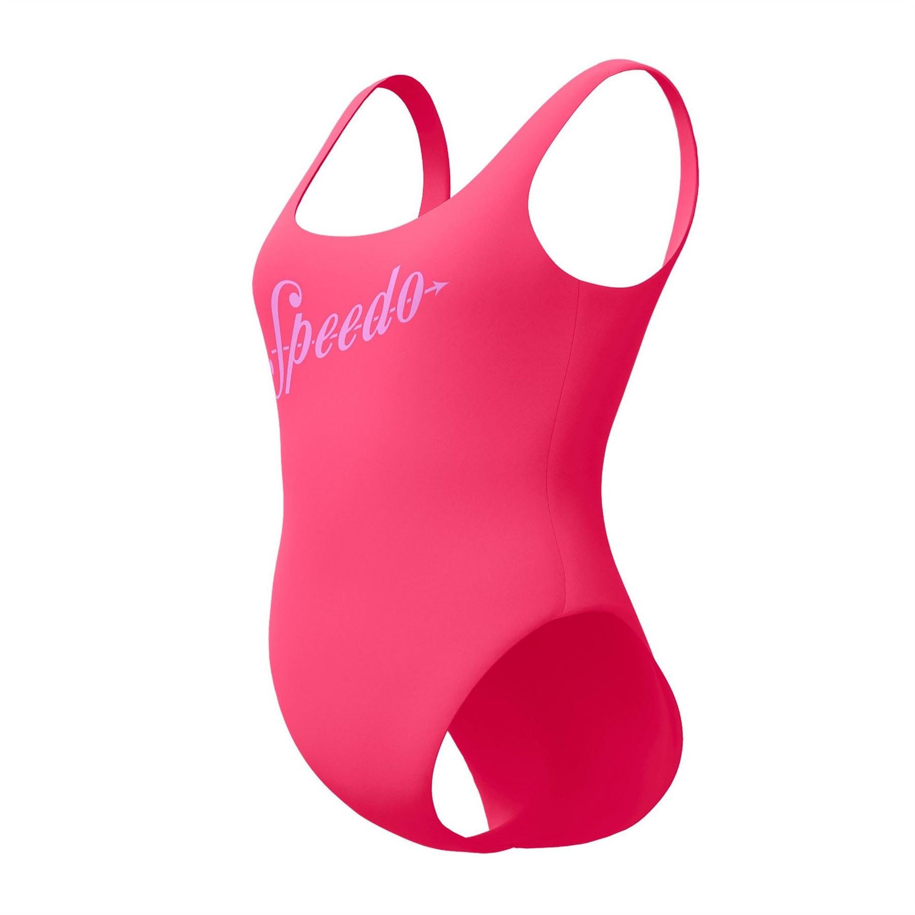 Speedo Logo Deep One Piece Swimsuit