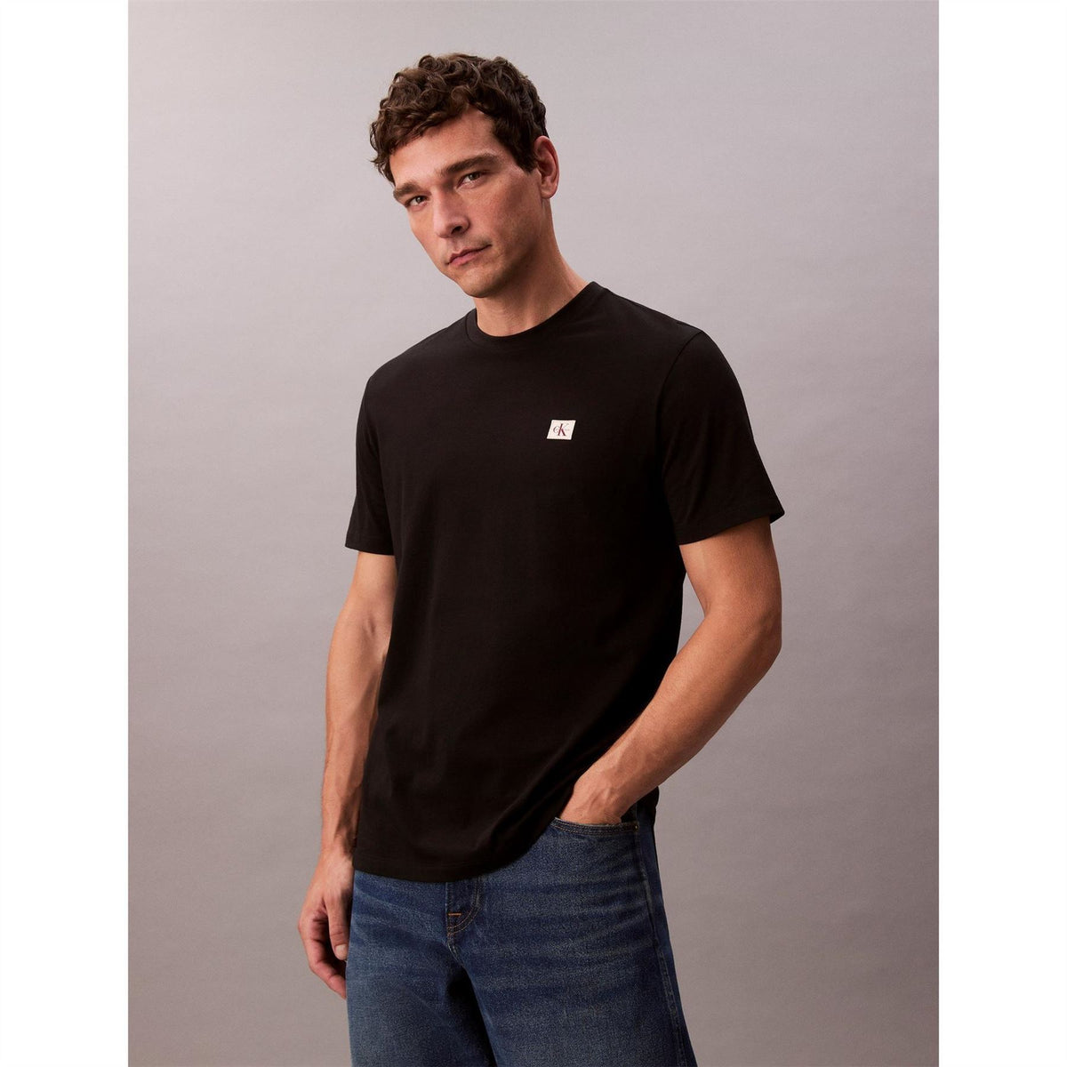 Calvin Klein Jeans Box Crew Neck Short Sleeve T-Shirt