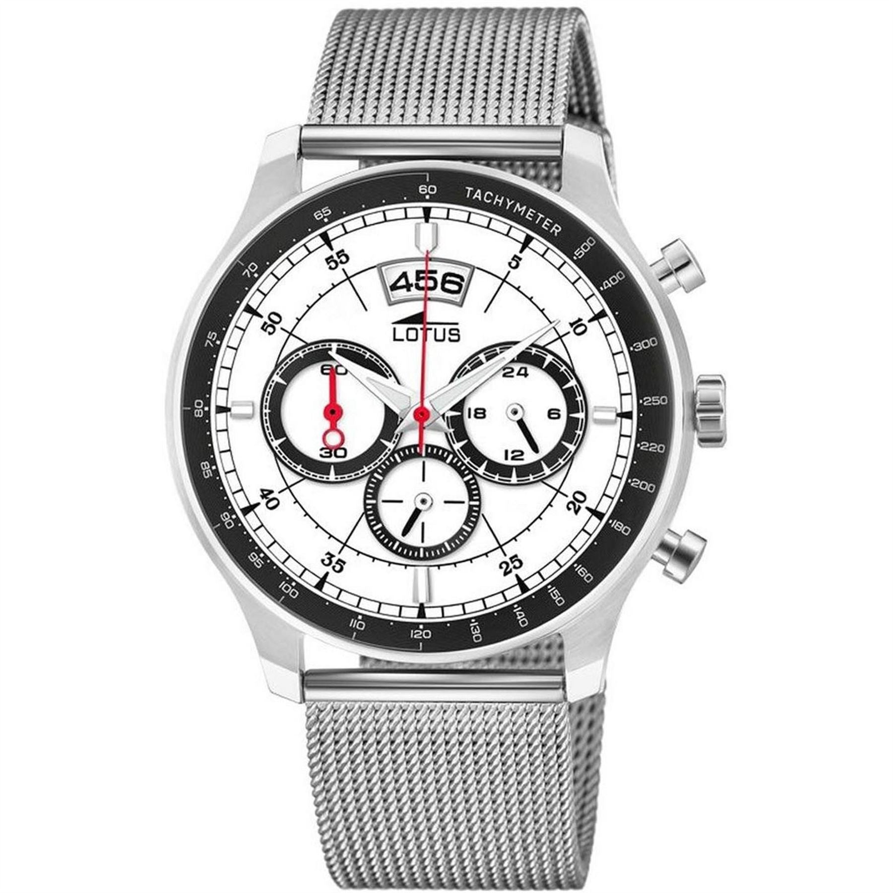 Lotus Steel Sports Analogue Quartz Watch