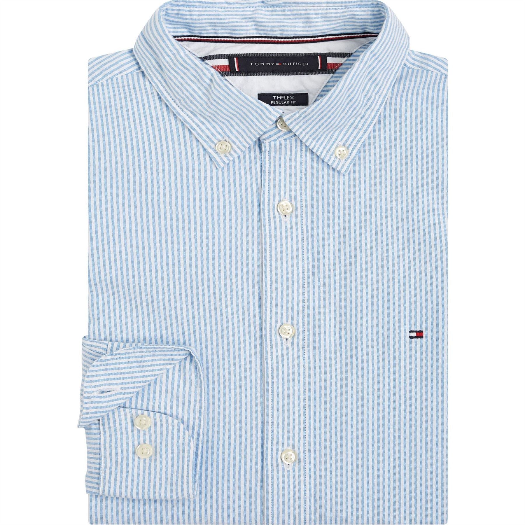 Tommy Hilfiger 1985 Flex Oxford Stripe  Shirt