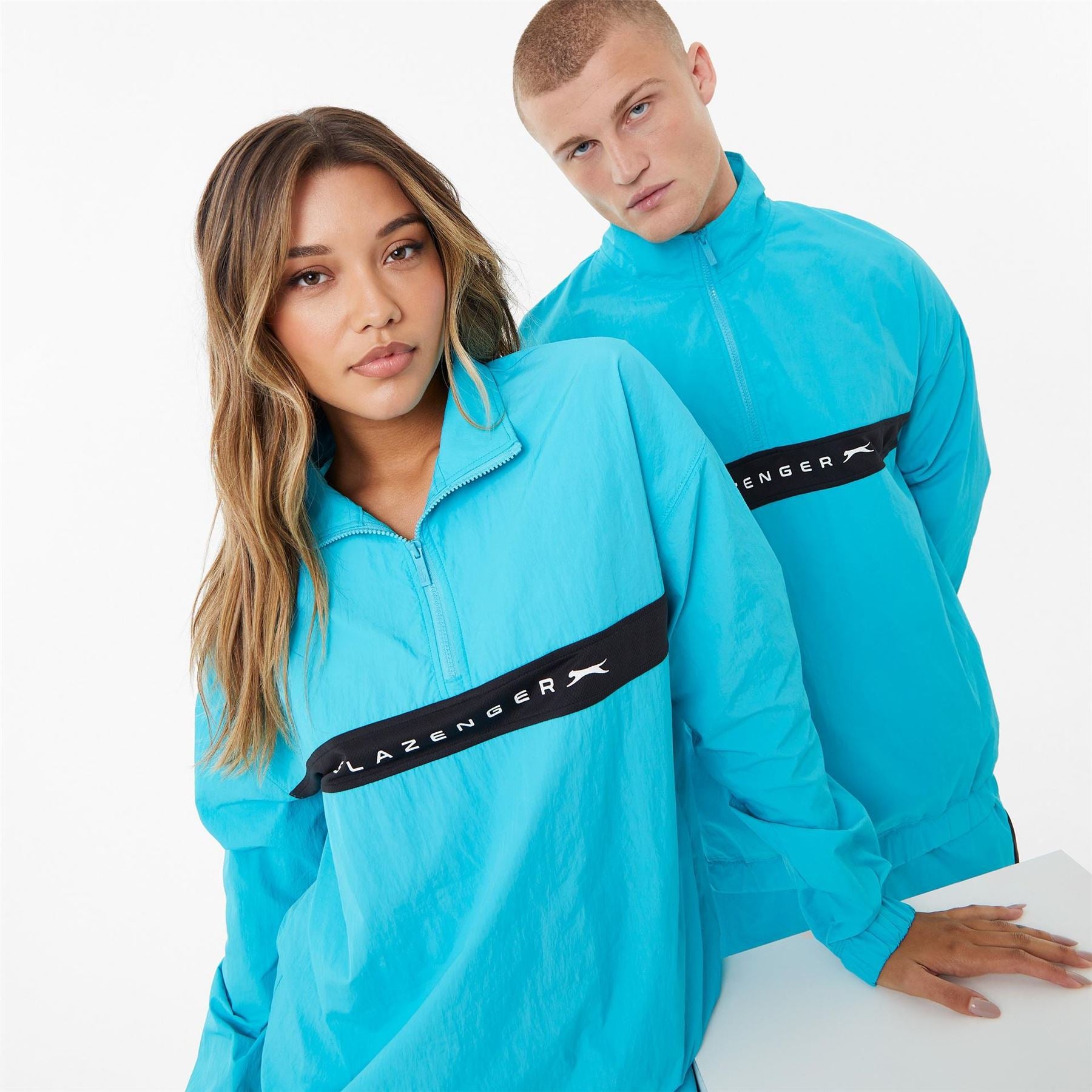 Slazenger Ft. Aitch Contrast Half Zip Track Top