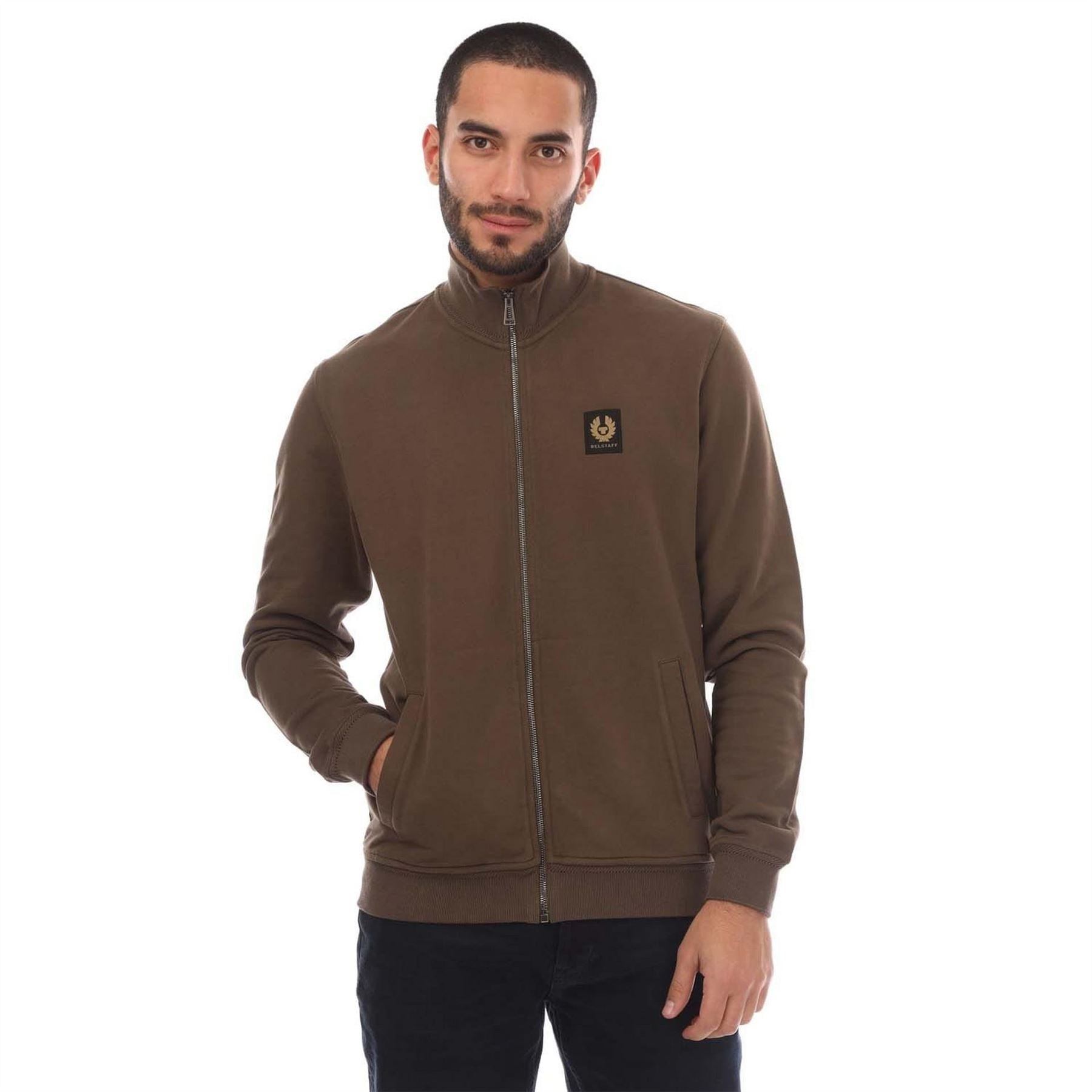 Belstaff Fleece Full Zip Sweatshirt