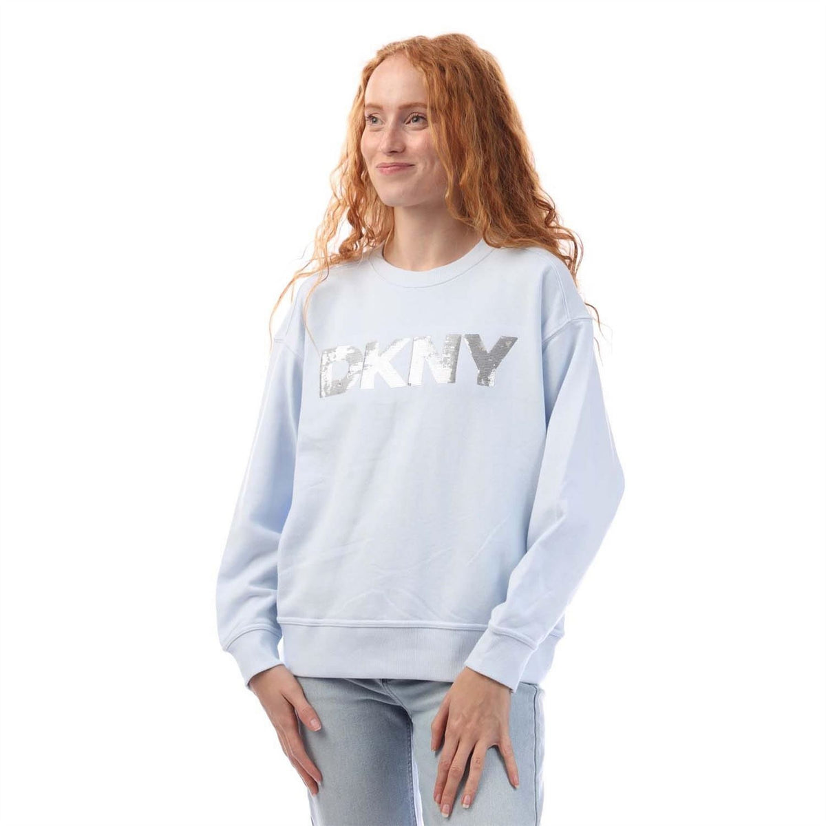 DKNY Sequin Logo Sweatshirt