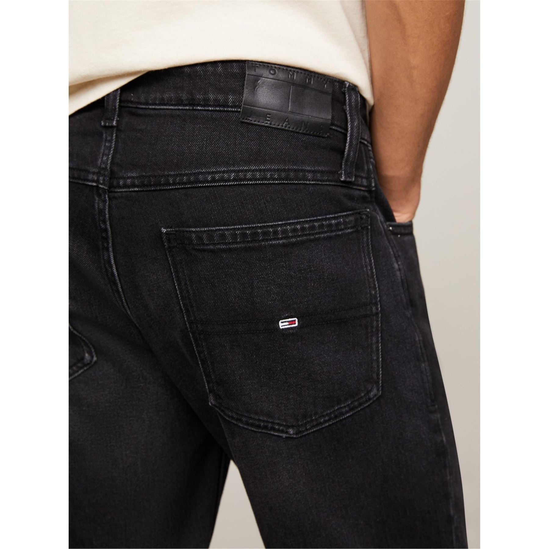 Tommy Jeans Denim Bermuda Shorts Light Wash