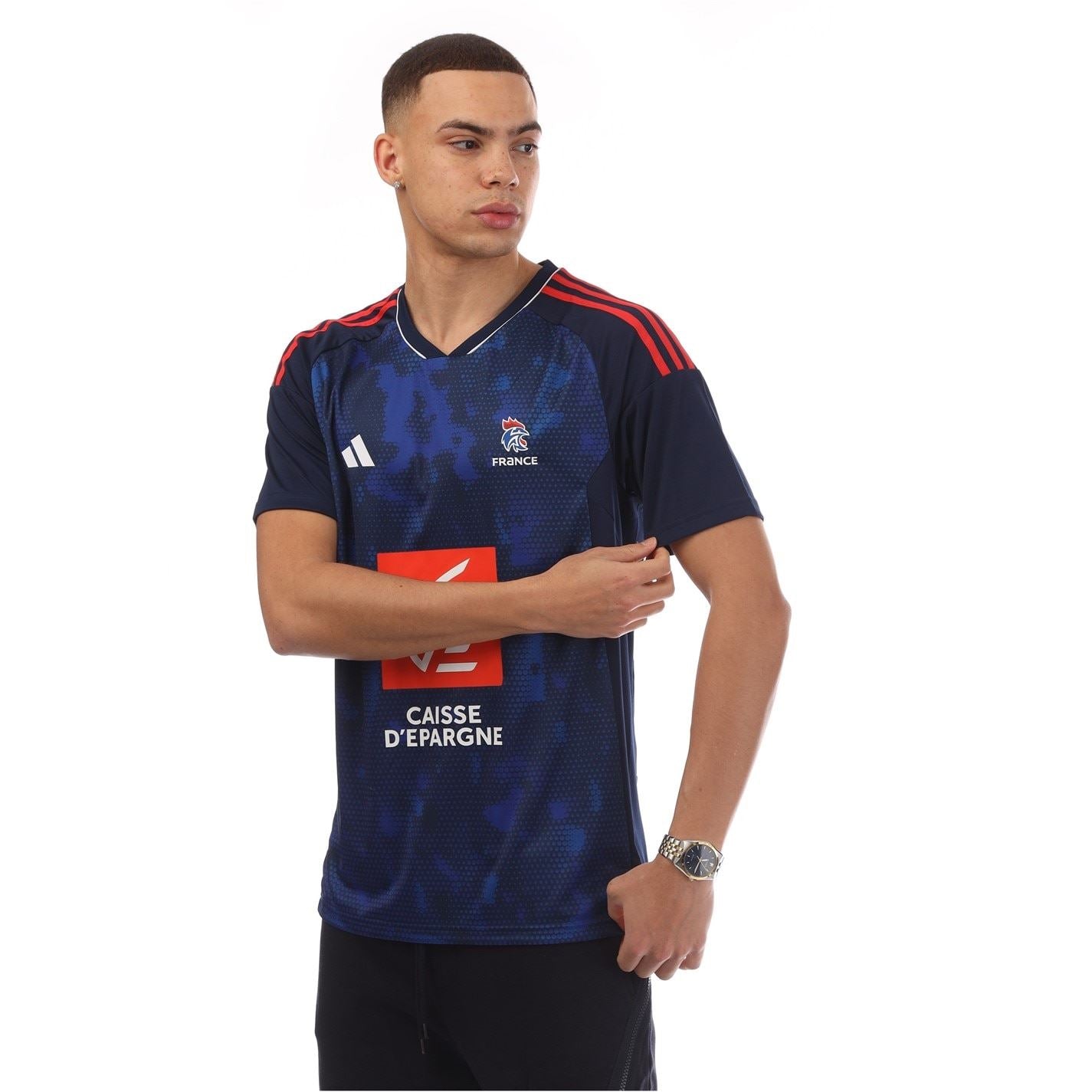 adidas France V-Neck Regular Fit T-Shirt