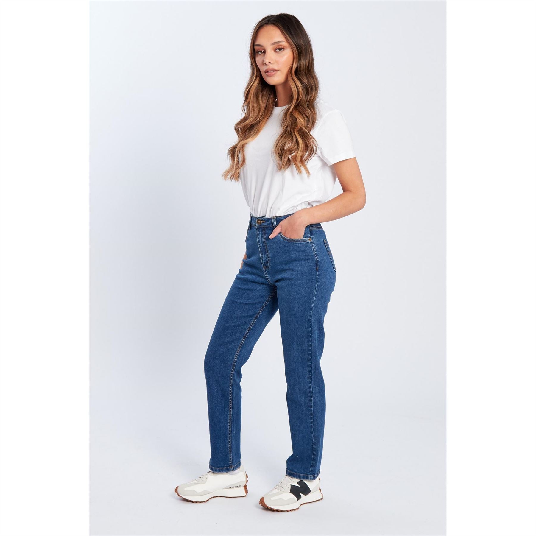 Be You Beyou Mom Straight Leg Jeans
