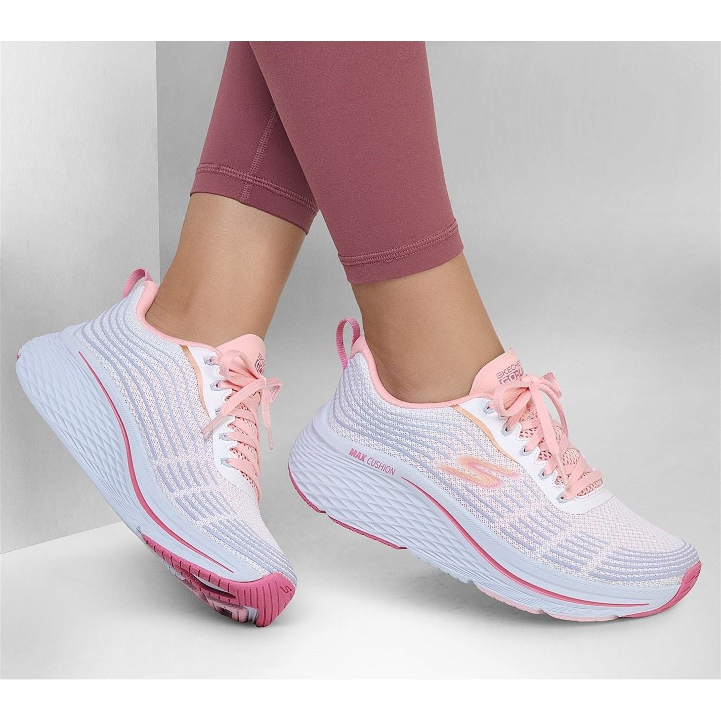 Skechers Max Cushioning Elite 2.0 Alaura Textured Running Trainers