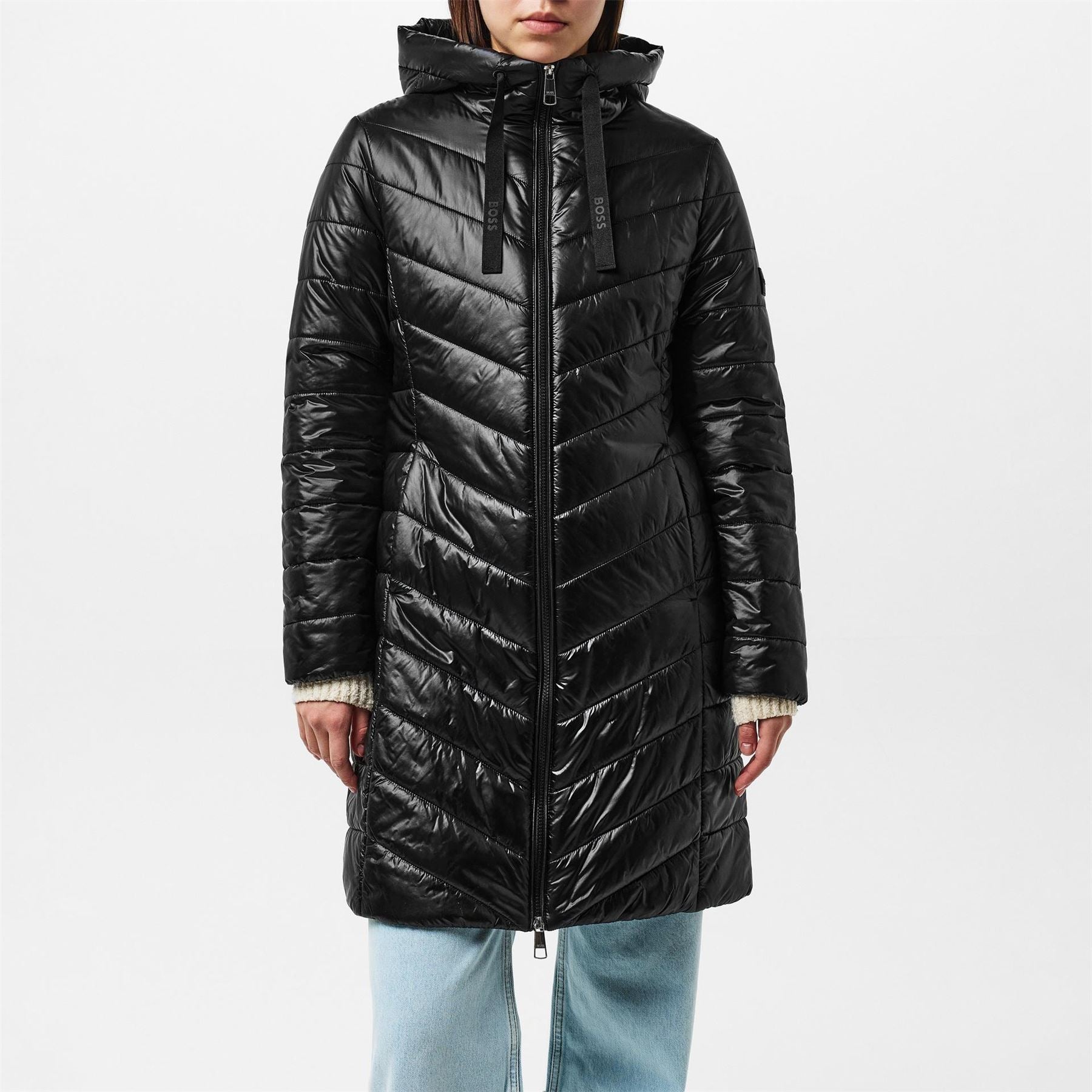 Boss C_Pinolina BOSS Orange Short Puffer Jacket