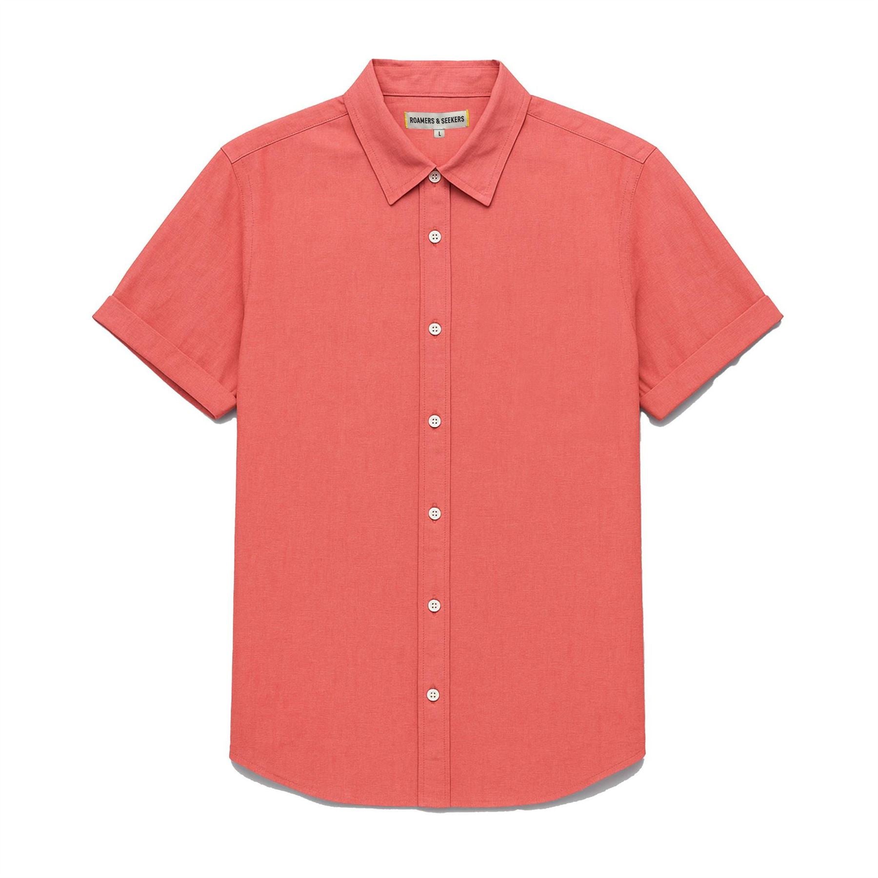 Roamers and Seekers Collared Neck Shirt Collar Short Sleeve Shirt