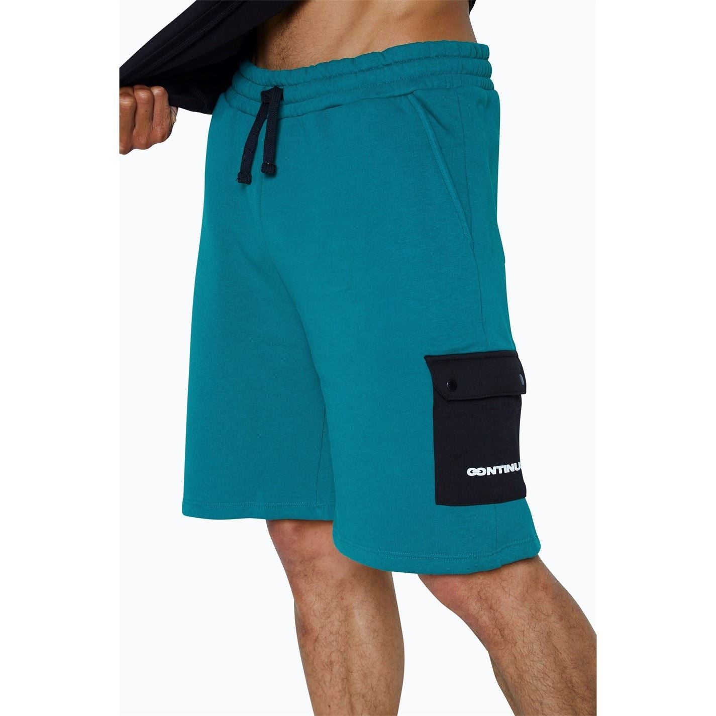 Hype Cargo Solid Patterned Shorts