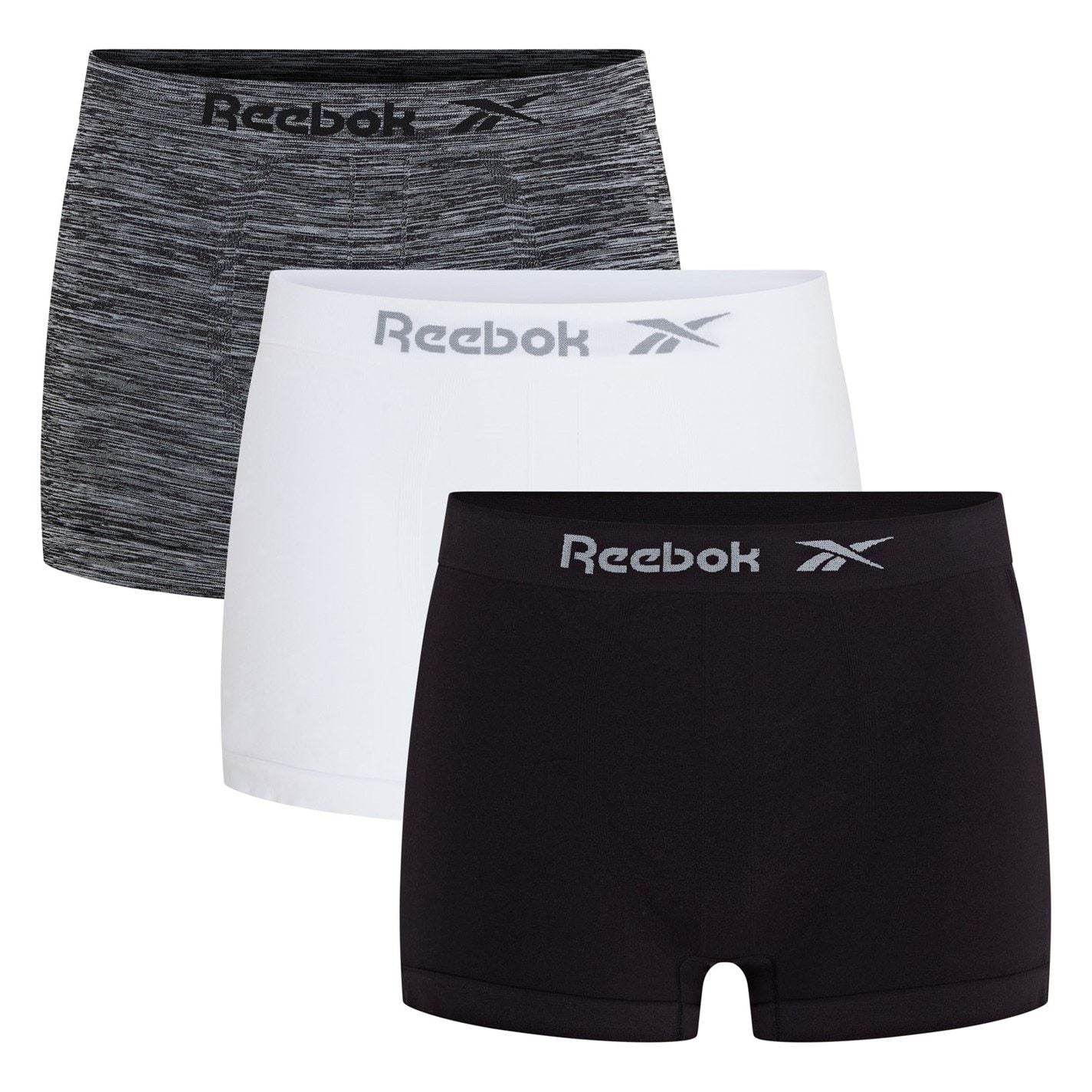 Reebok Mens Dale 3 Pack Seamless Boxers
