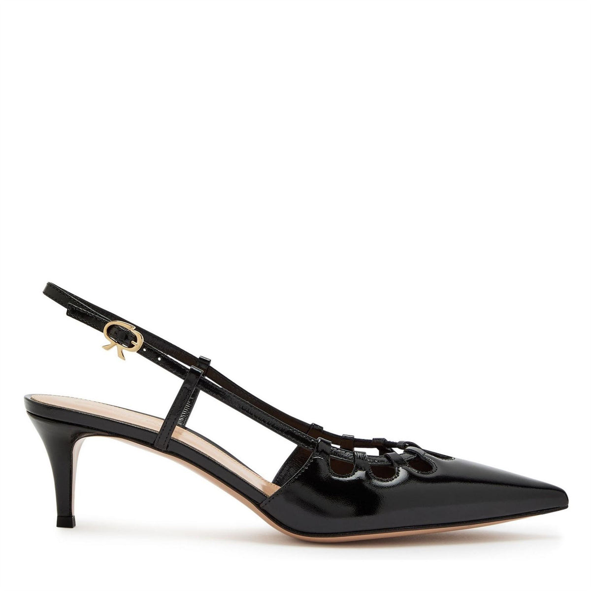 Gianvito Rossi Out 55 Patent Slingback