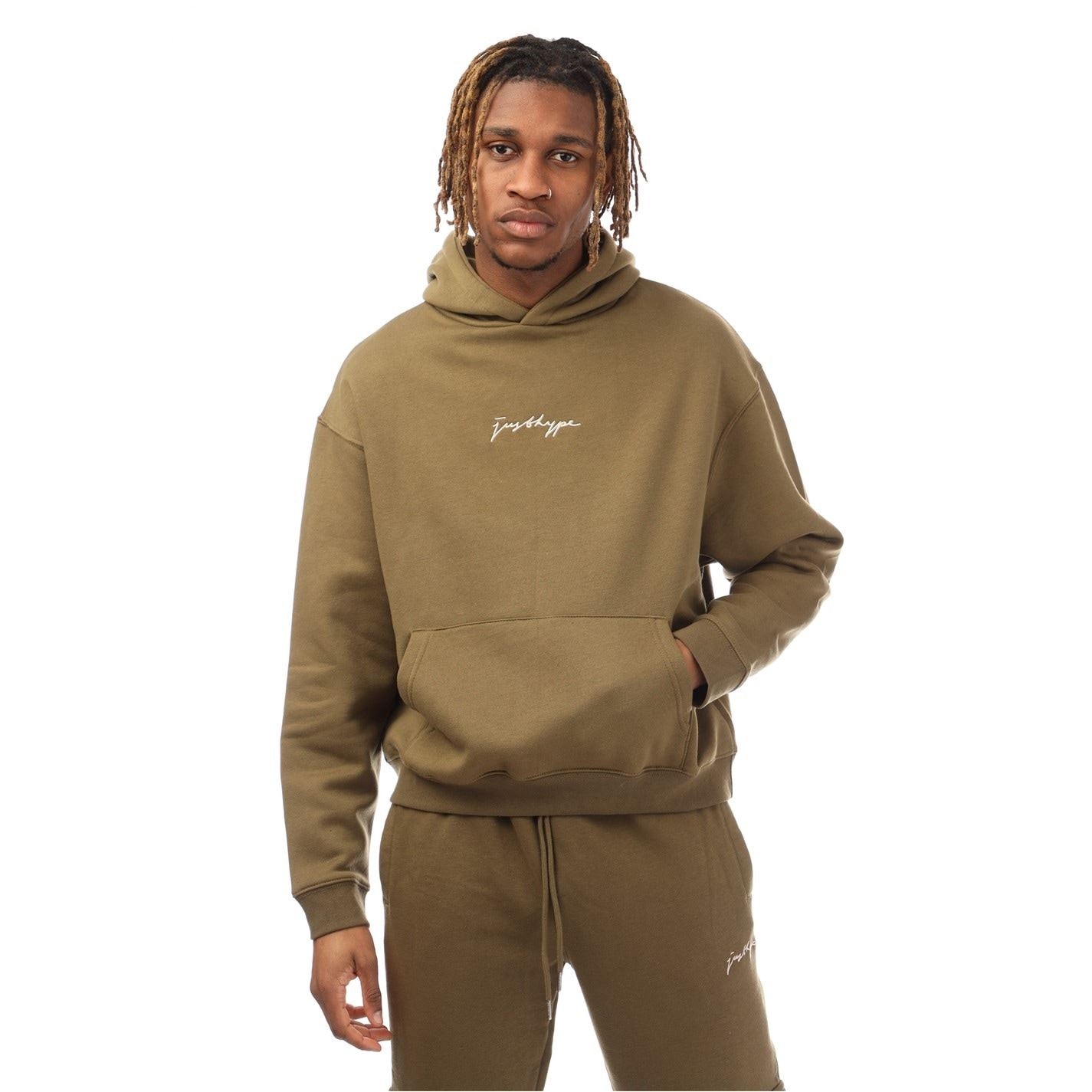 Hype Hooded Lettering Regular Fit Sweatshirt