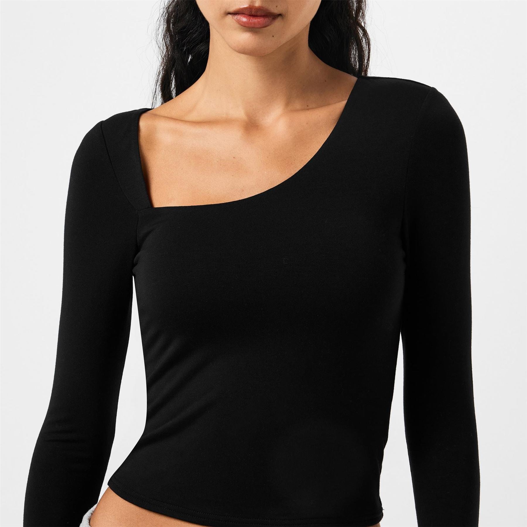 Jack Wills Asymmetric Long Sleeve Regular Fit T-Shirt
