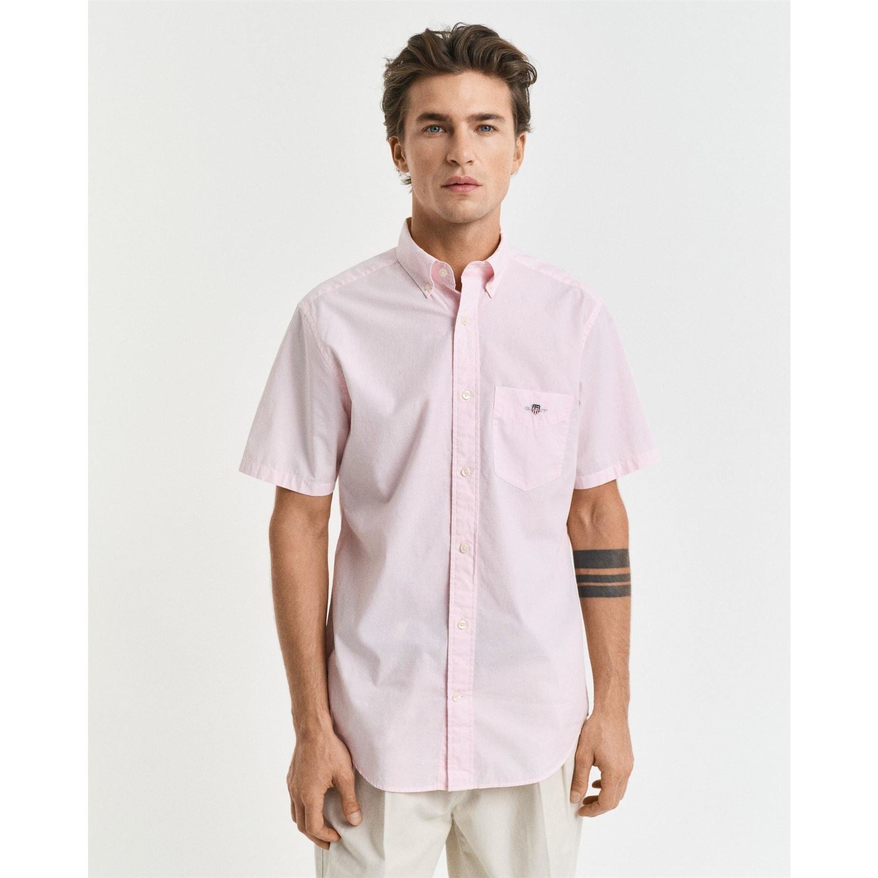 Gant Fit Classic Poplin Short Sleeve Shirt