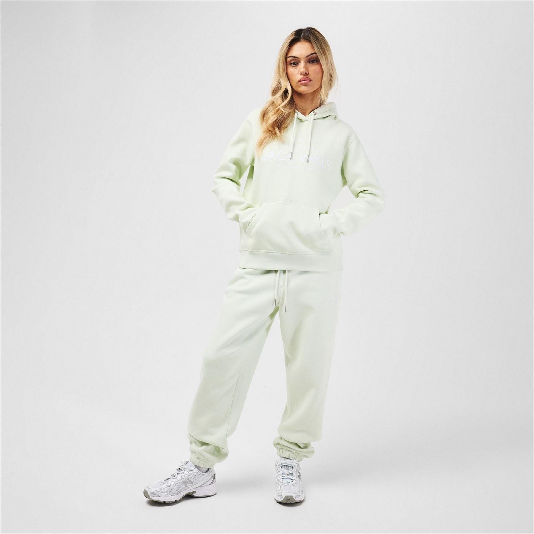 Jack Wills Hunston Graphic Logo Hoodie