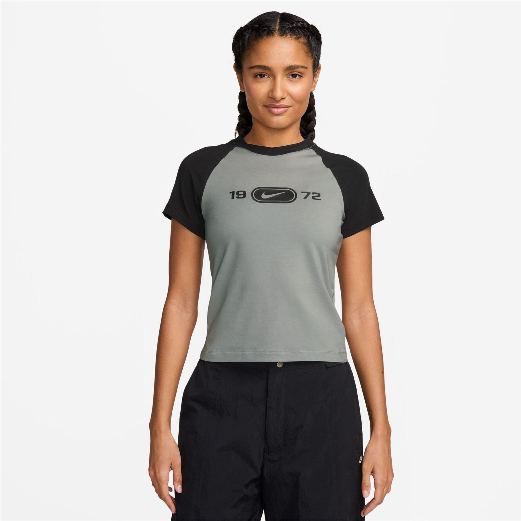 Nike Mini A-Line Crew Neck Short Sleeve Dress