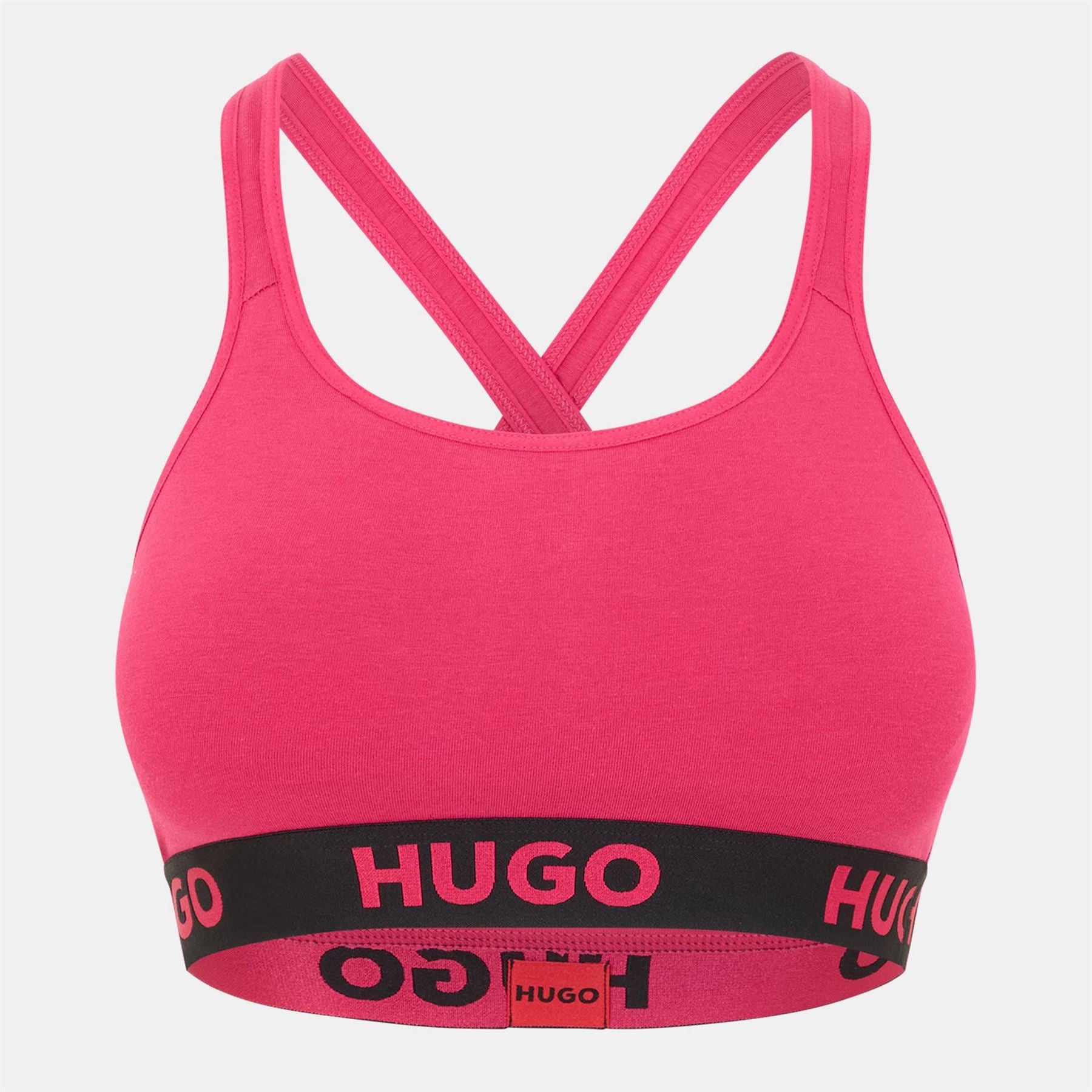 Hugo Padded Snug Fit Jersey Bralet Top