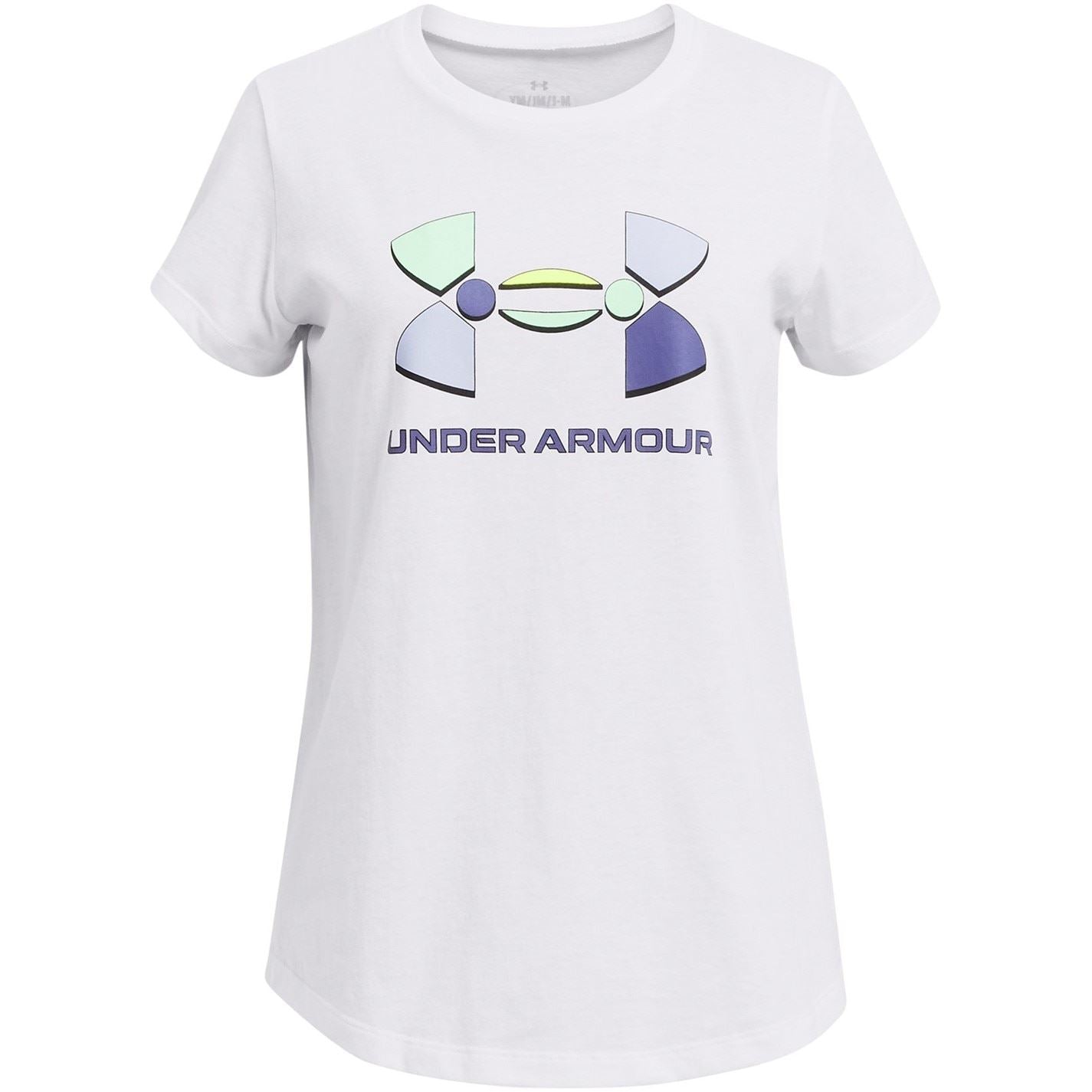 Under Armour Girls Color Block Regular Fit Short Sleeve T-Shirt