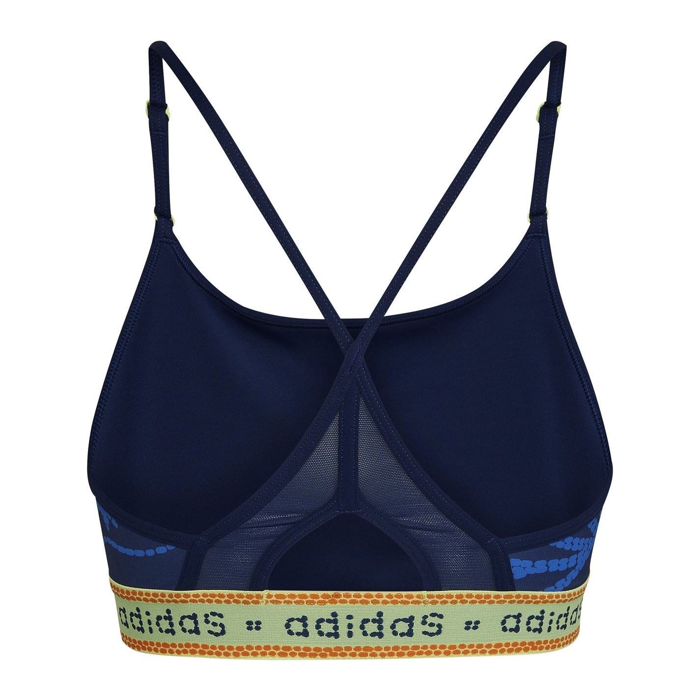 adidas Cropped Scoop Neck Slim Fit Bra