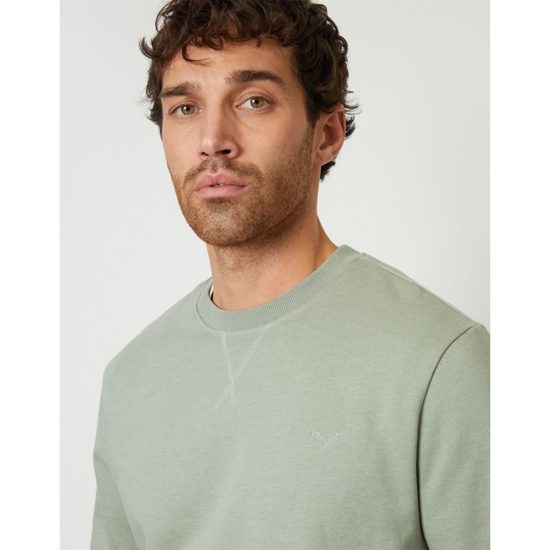 Threadbare Regular Fit Crew Neck Long Sleeve Sweatshirt