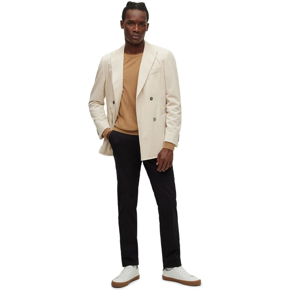 Boss Leno Knit Jumper, Soft Virgin Wool