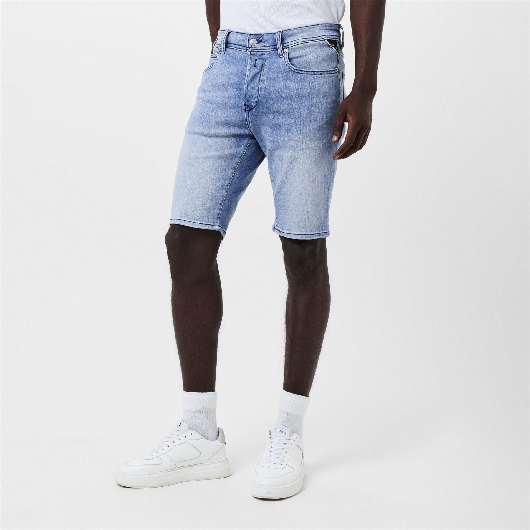 Replay Stretch Slim Fit Denim Shorts